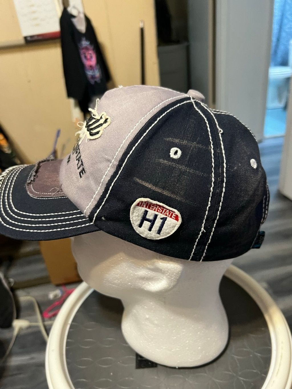 Other Men's Island Crew Hawaii Gray Navy Aloha State 2017 Hat Size ONE SIZE - 2 Thumbnail
