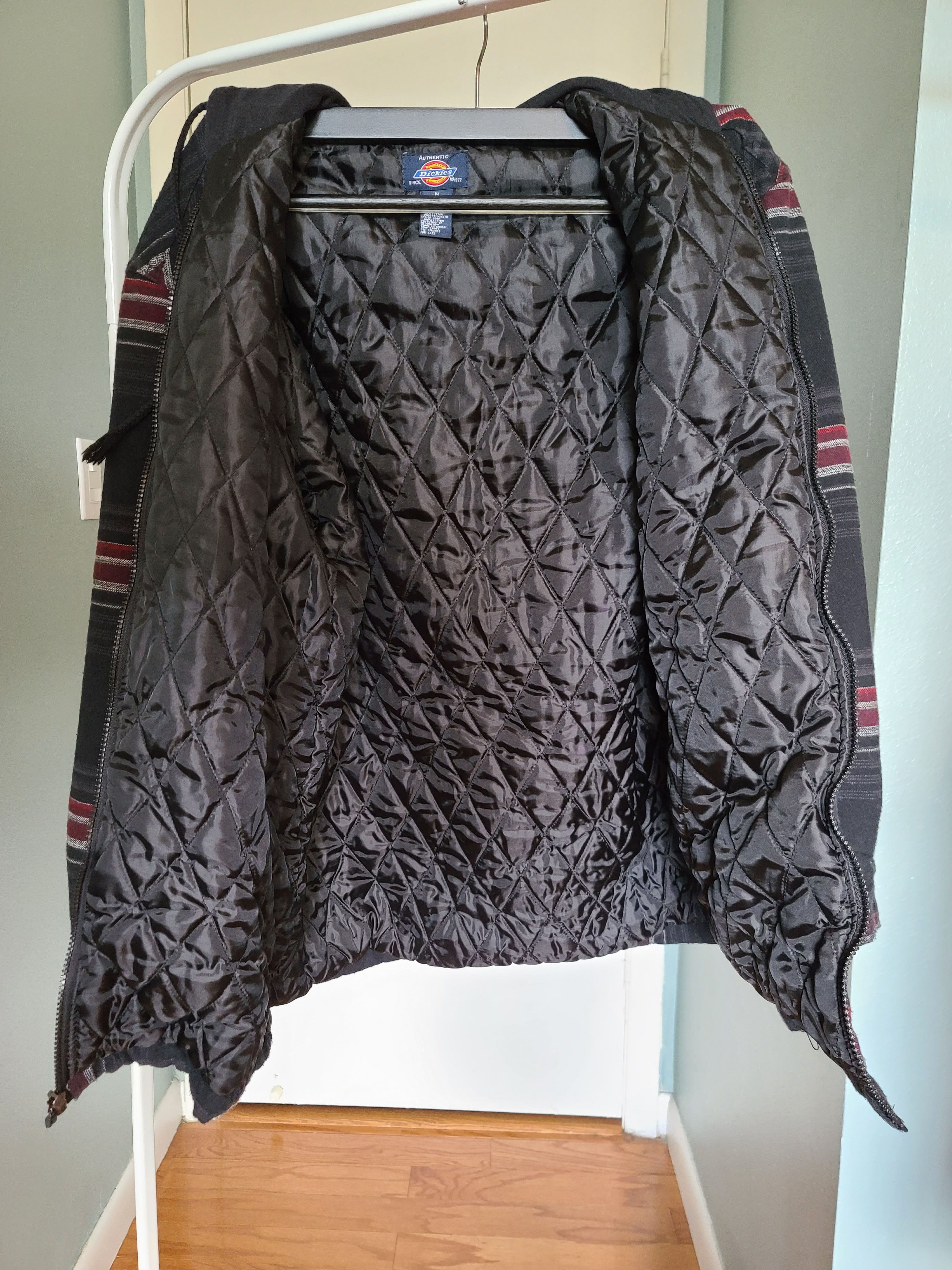 Dickies Zipup Flannel Hoodie M