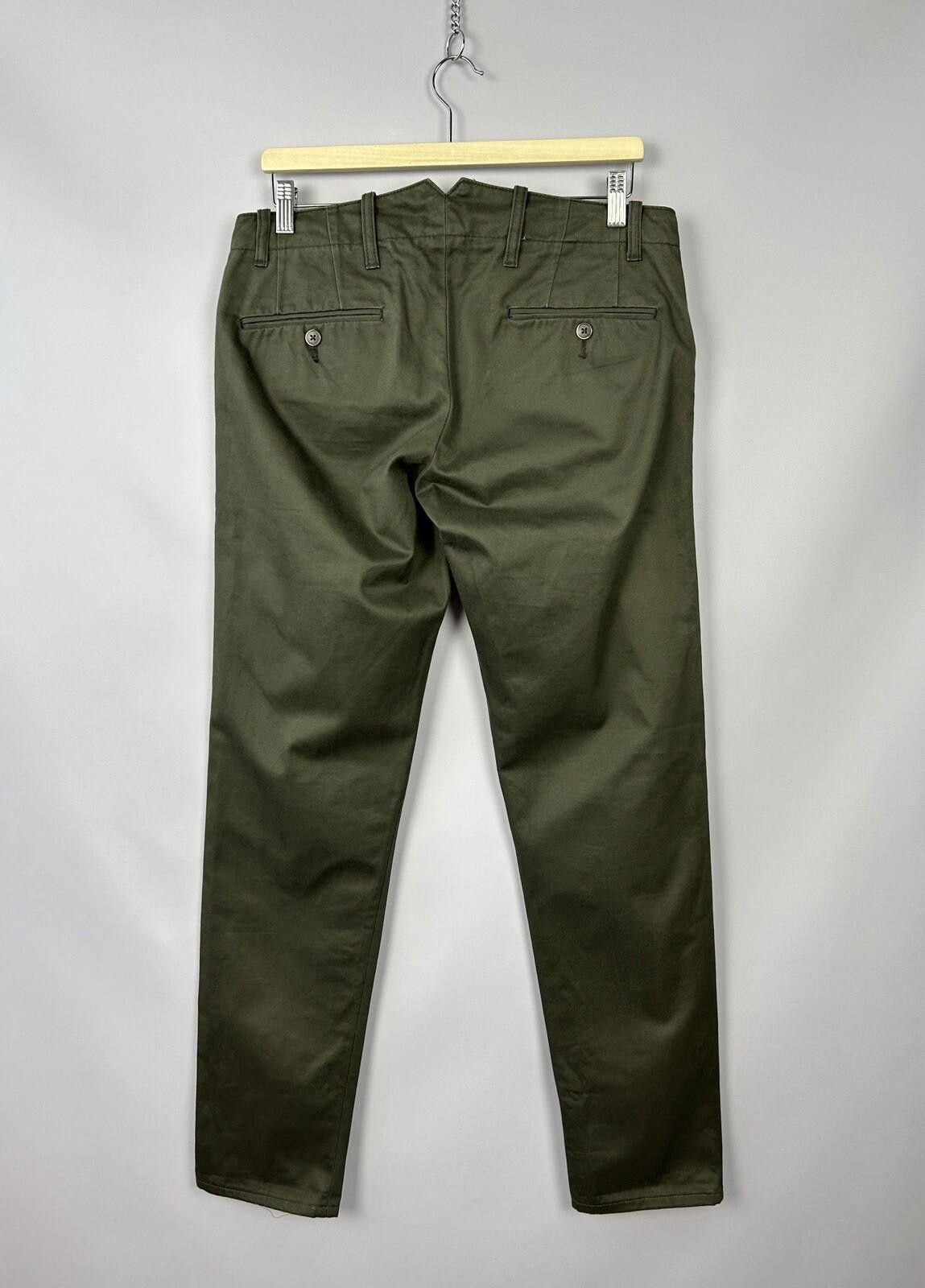 Suitsupply Mens Suitsupply Bennet Trousers W30 Chino Pants Khaki Size US 30 / EU 46 - 4 Thumbnail