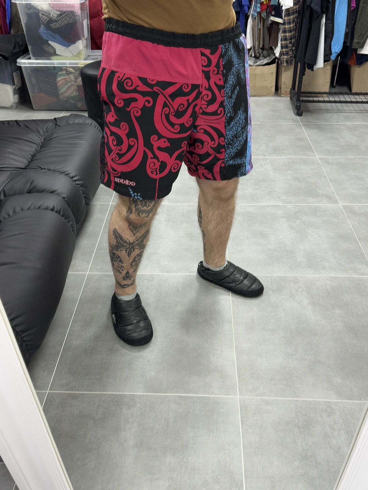 Adidas × Vintage Vintage Adidas Floral Shorts Size M Size US 32 / EU 48 - 2 Thumbnail
