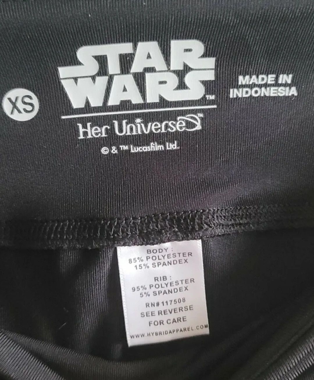 Other BLACK HER UNIVERSE STAR WARS LEGGINGS PANTS SIZE XSMALL Size 29" - 2 Thumbnail