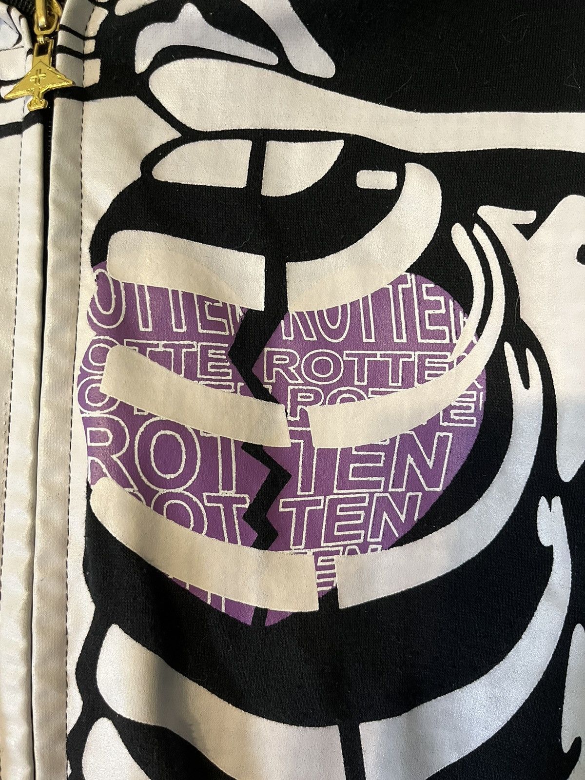 LRG Dead Serious Zip Up Skeleton Hoodie