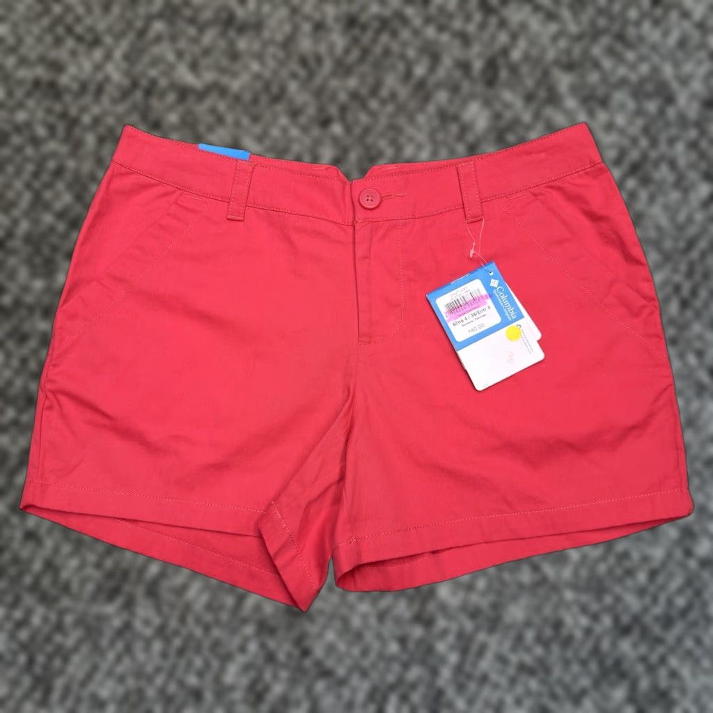 Vintage Columbia Kenzie Cove Shorts Womens 6 Red 4 Inch Inseam Easy Fit New Size 28" / US 6 / IT 42 - 1 Thumbnail
