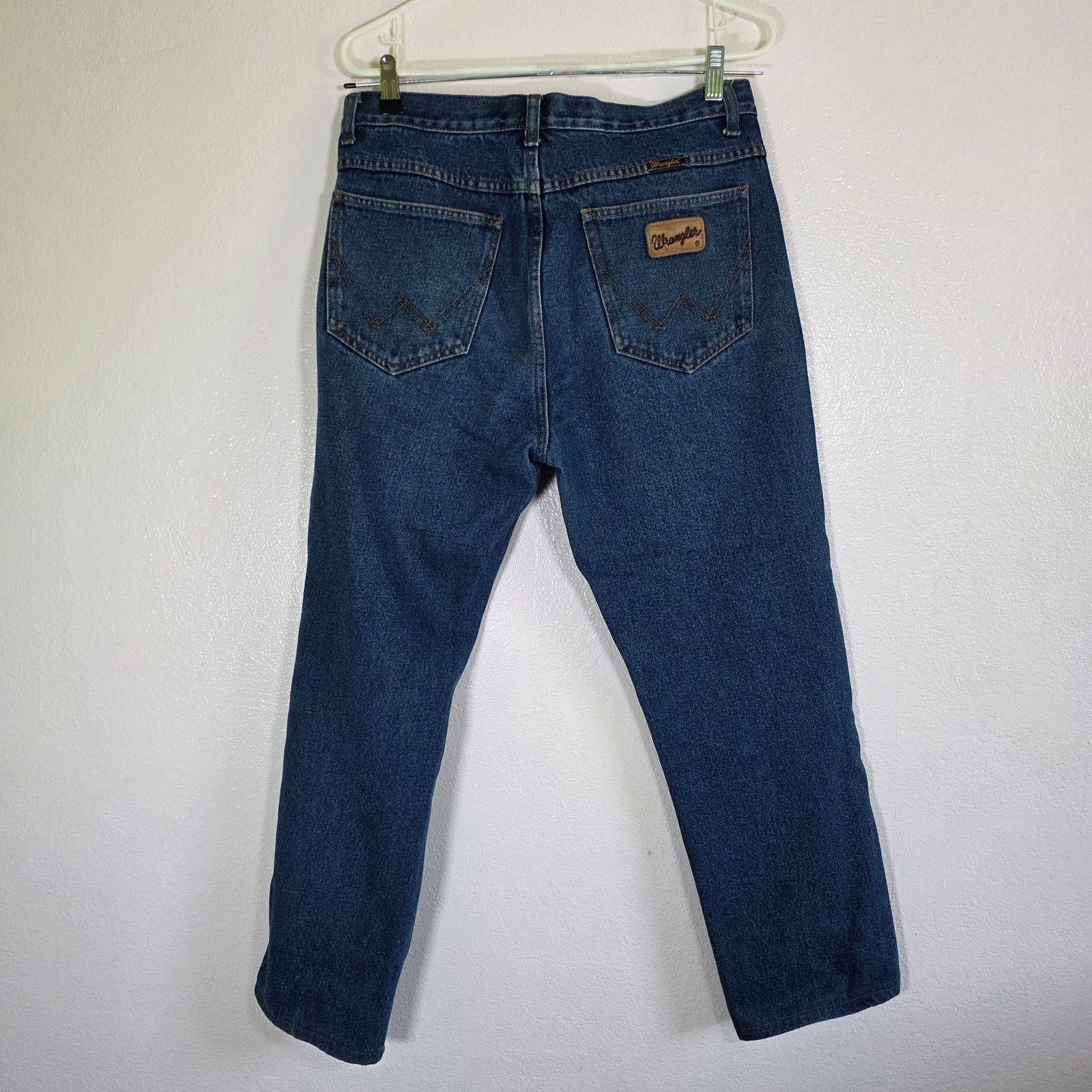 Wrangler Wrangler Women’s High Rise Straight Leg Jeans Dark Wash 32 Size 32" / US 10 / IT 46 - 5 Thumbnail