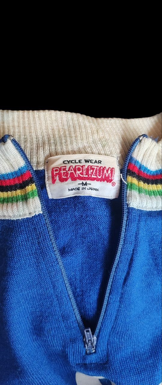 PEARL iZUMi Vintage Showa Racing Club Cycling knitwear/jersey Size US M / EU 48-50 / 2 - 3 Thumbnail