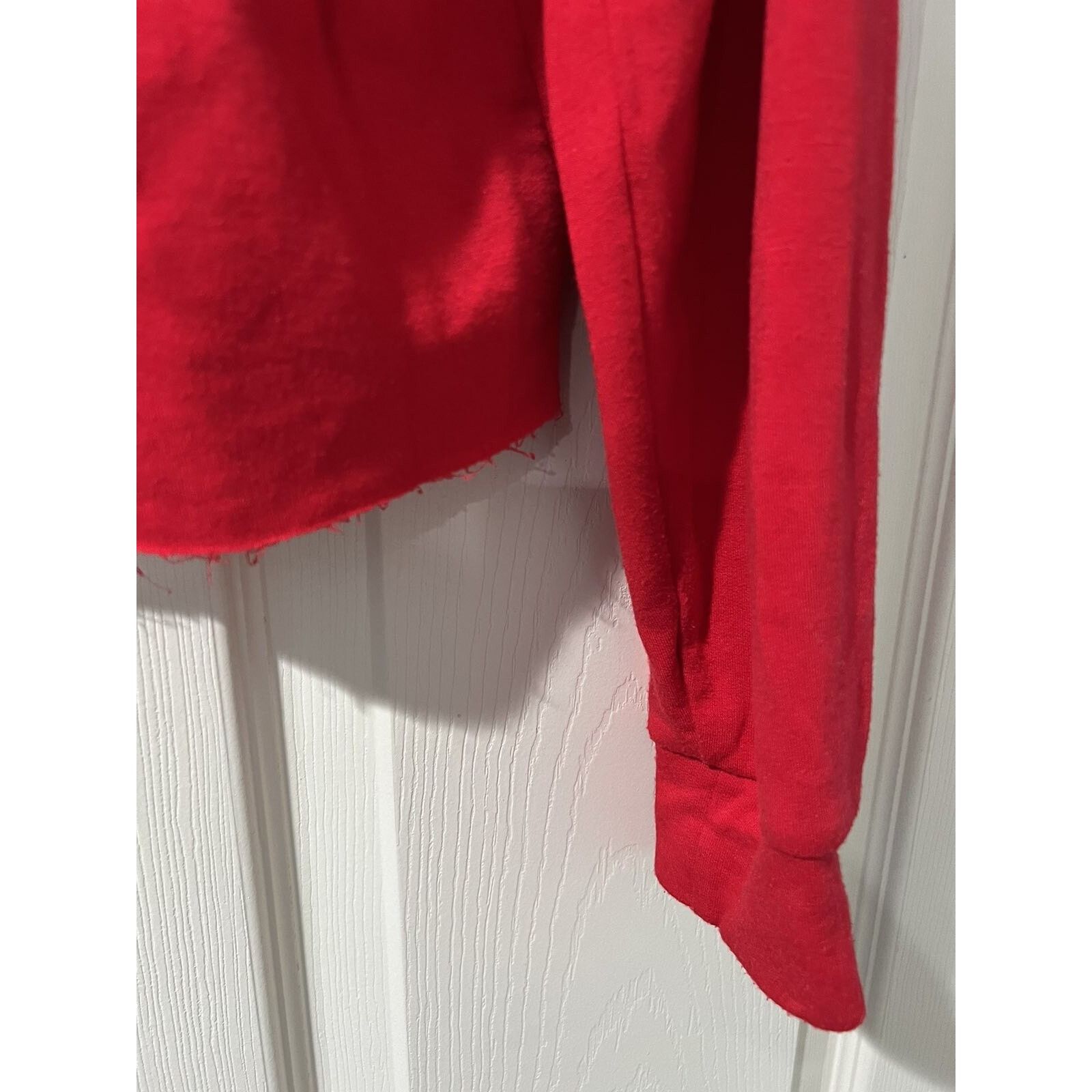 & Other Stories Soulcycle Cropped Long Graphic Hoodie Size X-Small A003293 Size XS / US 0-2 / IT 36-38 - 4 Thumbnail