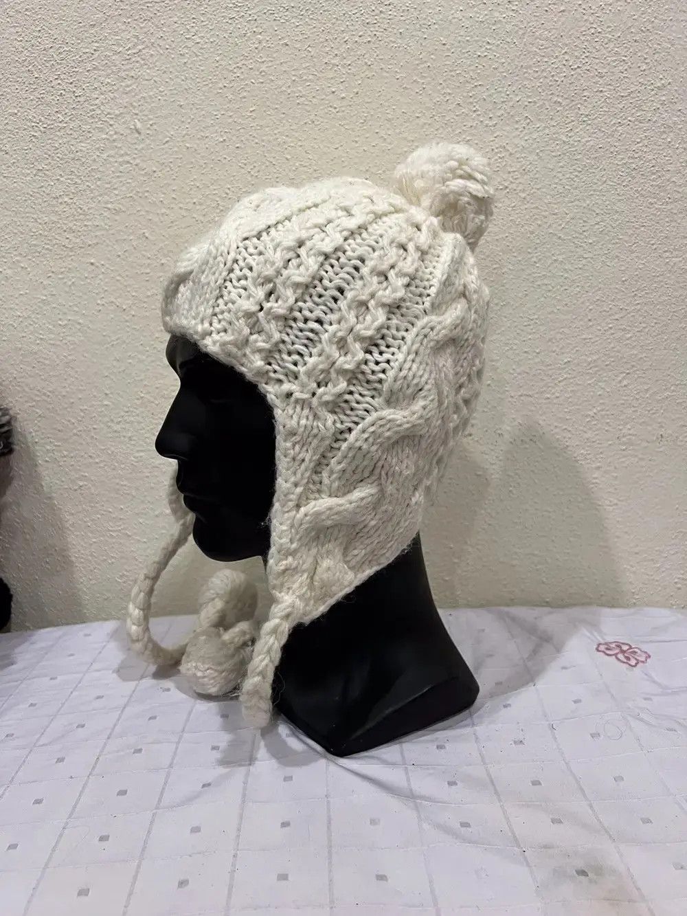 Japanese Brand × Vintage Japanese Brand Earflap Beanie Hat Size ONE SIZE - 2 Thumbnail