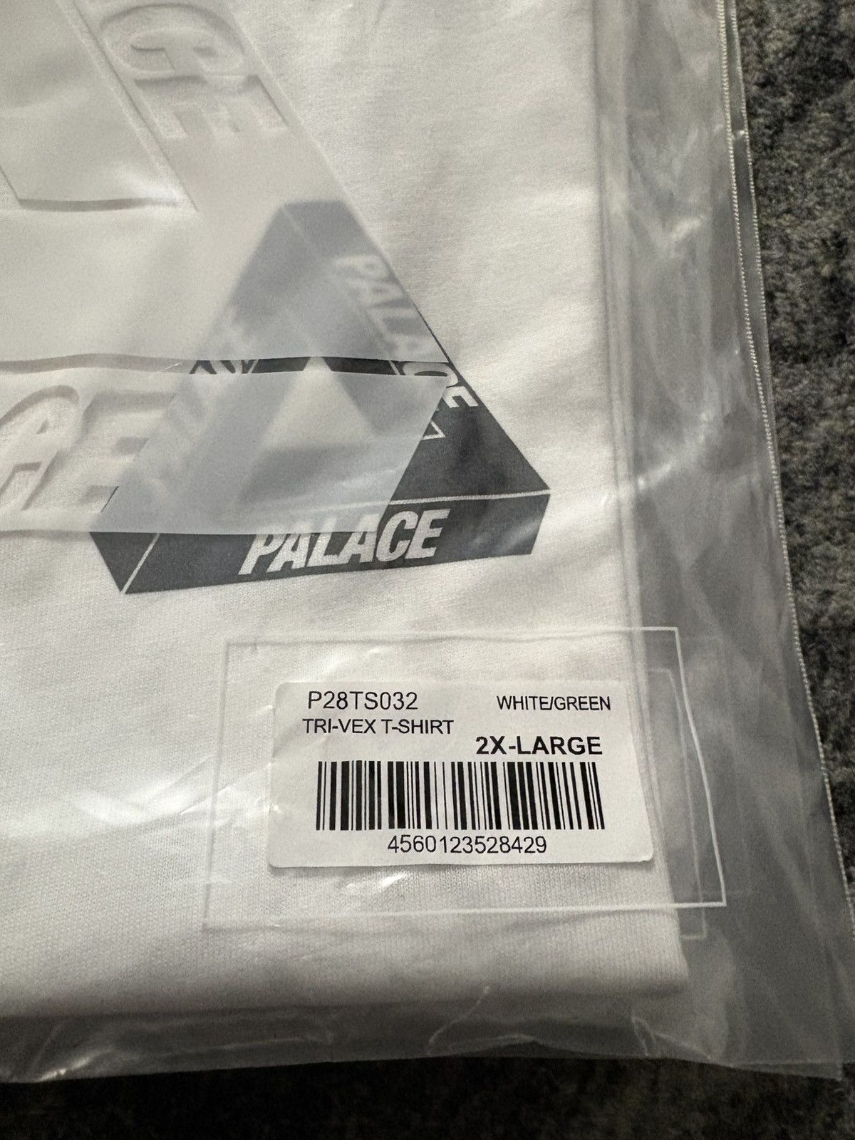 Palace Palace Tri-Vex T-Shirt White Green Size US XXL / EU 58 / 5 - 4 Thumbnail