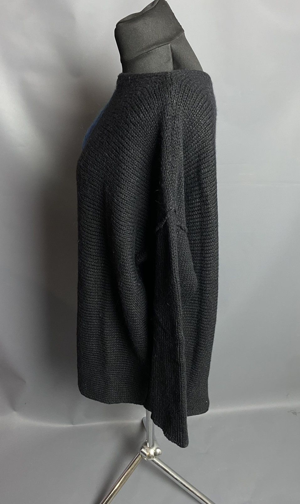 Sarah Pacini Sarah Pacini Alpaca Merino Sweater Colorblock Oversized Knit Size ONE SIZE - 5 Thumbnail