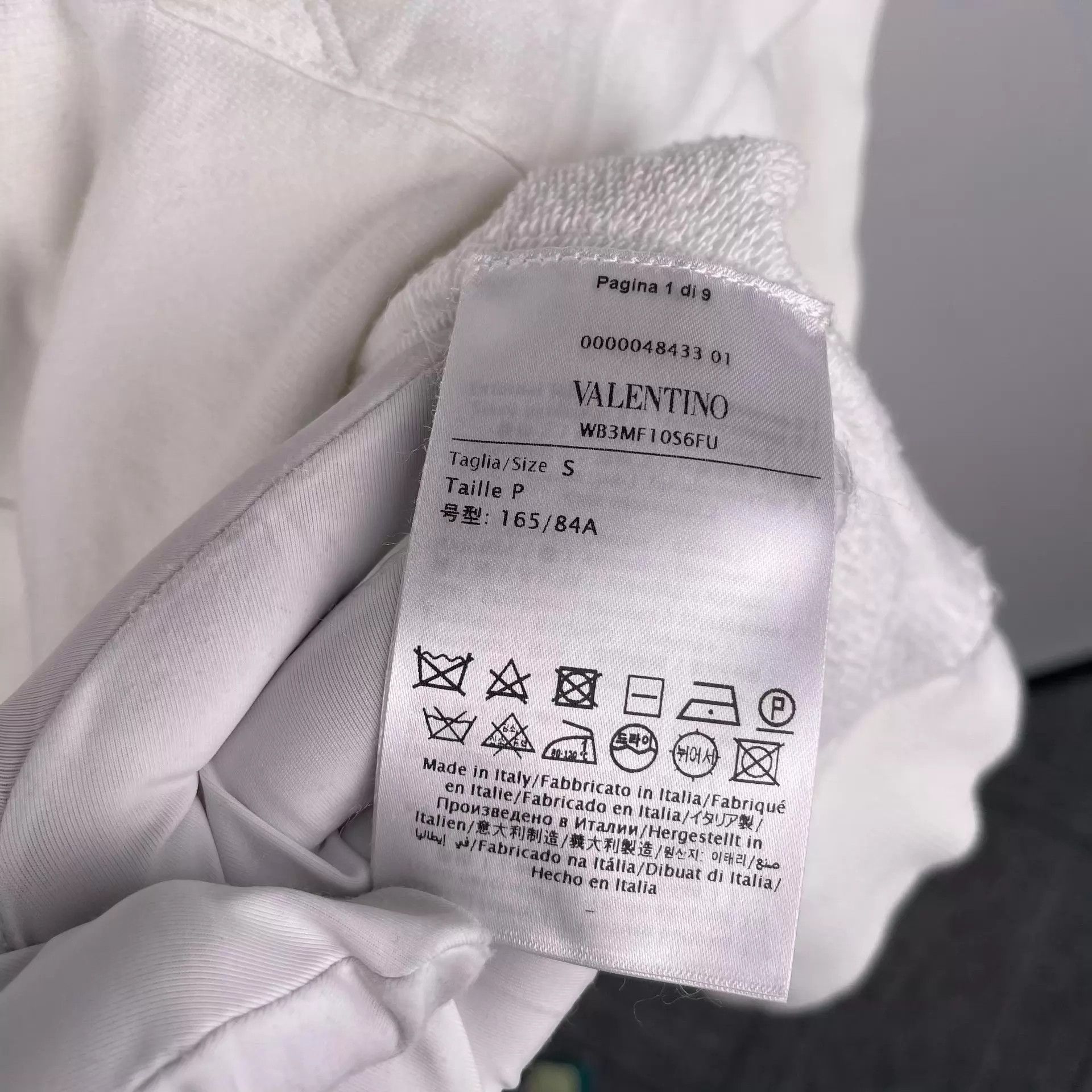 Valentino Valentino White Hoodie S 21 Size S / US 4 / IT 40 - 4 Thumbnail