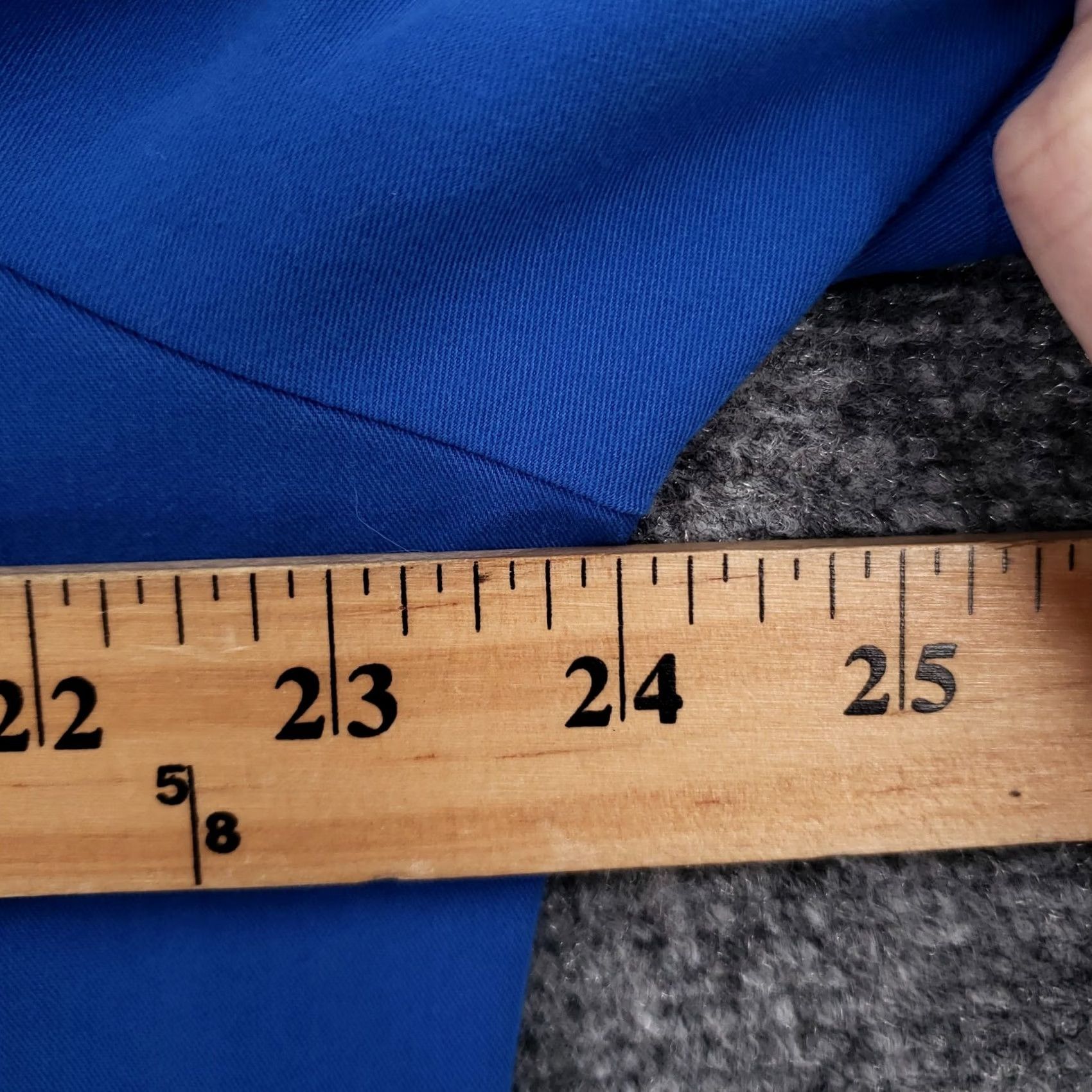 Vintage Figs Women 2XL XXL Blue Short Sleeve V Neck Stretch Scrub Top Size XXL / US 16-18 / IT 52-54 - 5 Thumbnail