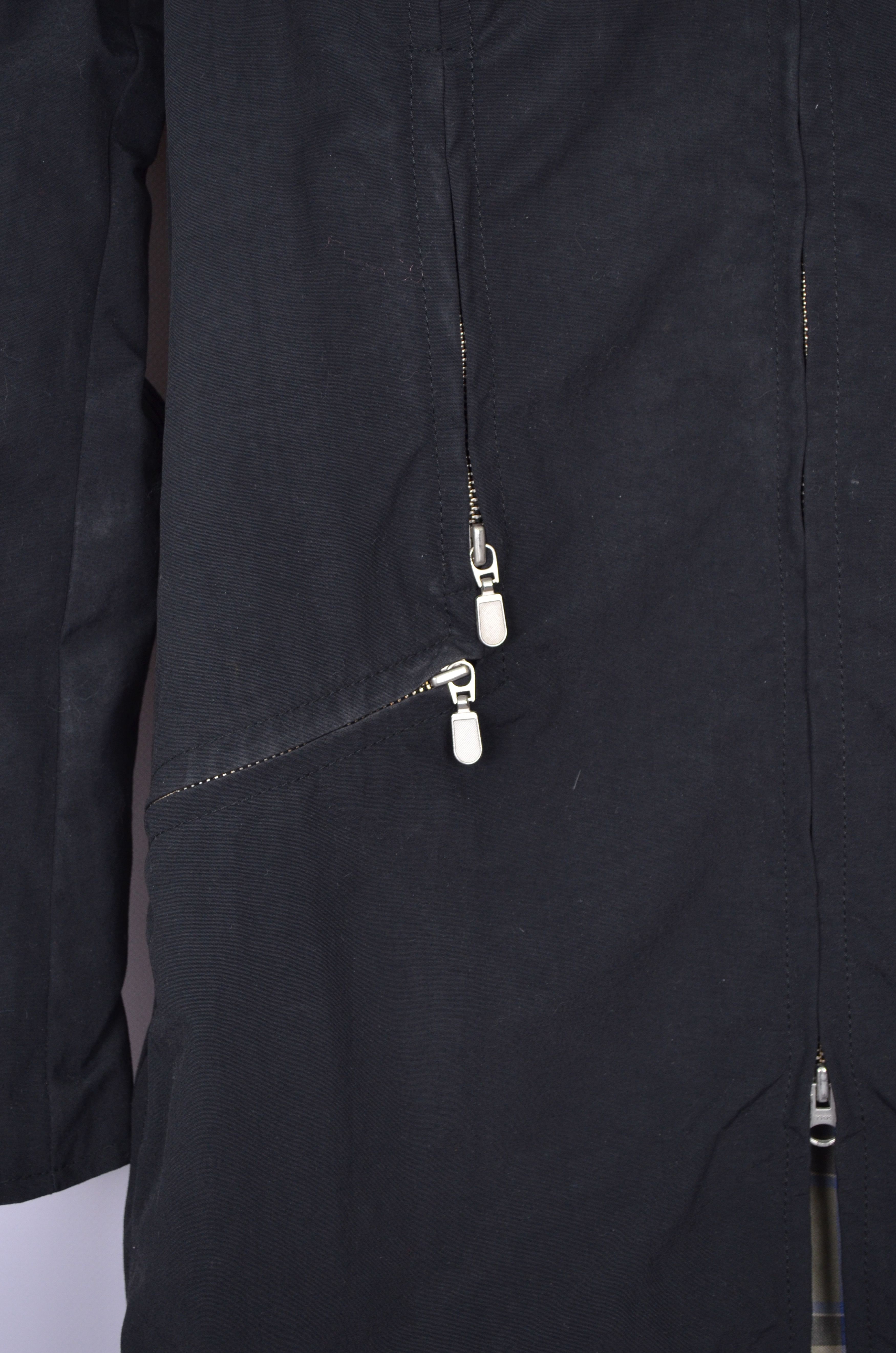 Belstaff × Designer Belstaff Womens Nylon Black Parka Jacket Size 42 Full Zip Size M / US 6-8 / IT 42-44 - 6 Thumbnail