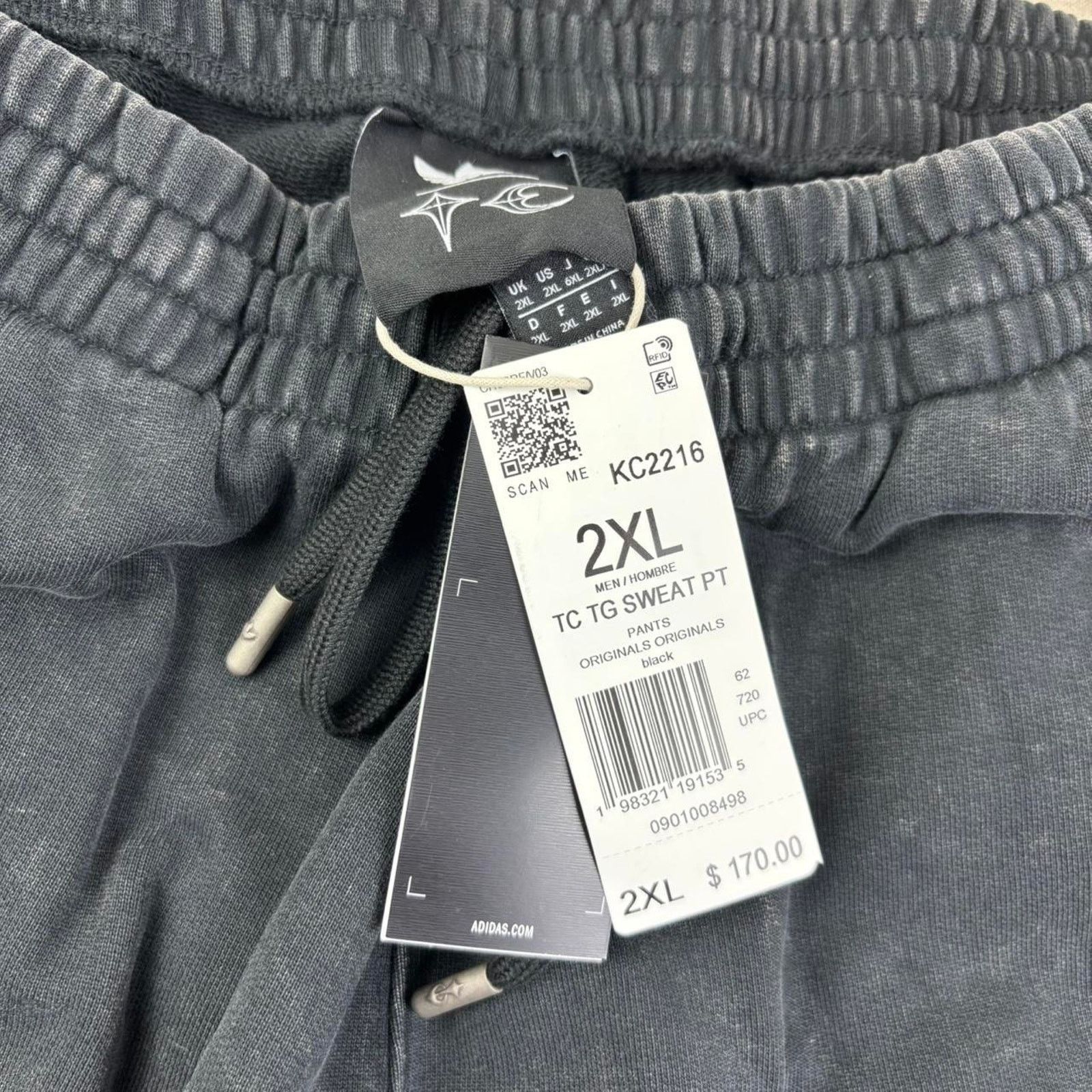 Adidas 🎬 FW25 adidas x Thug Club Teamgeist Sweatpants “Black” 2XL Size US 40 / EU 56 - 4 Thumbnail