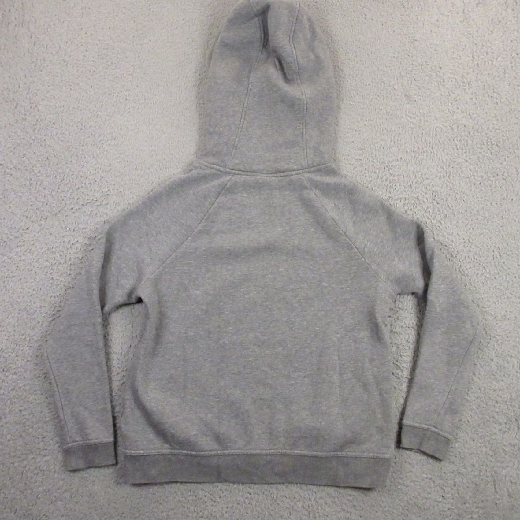 Nike Nike Sportswear Rally Hoodie Womens S Gray Logo Funnel Neck Pullover Sweatshirt Hoodie 828601-091 Size S / US 4 / IT 40 - 5 Thumbnail