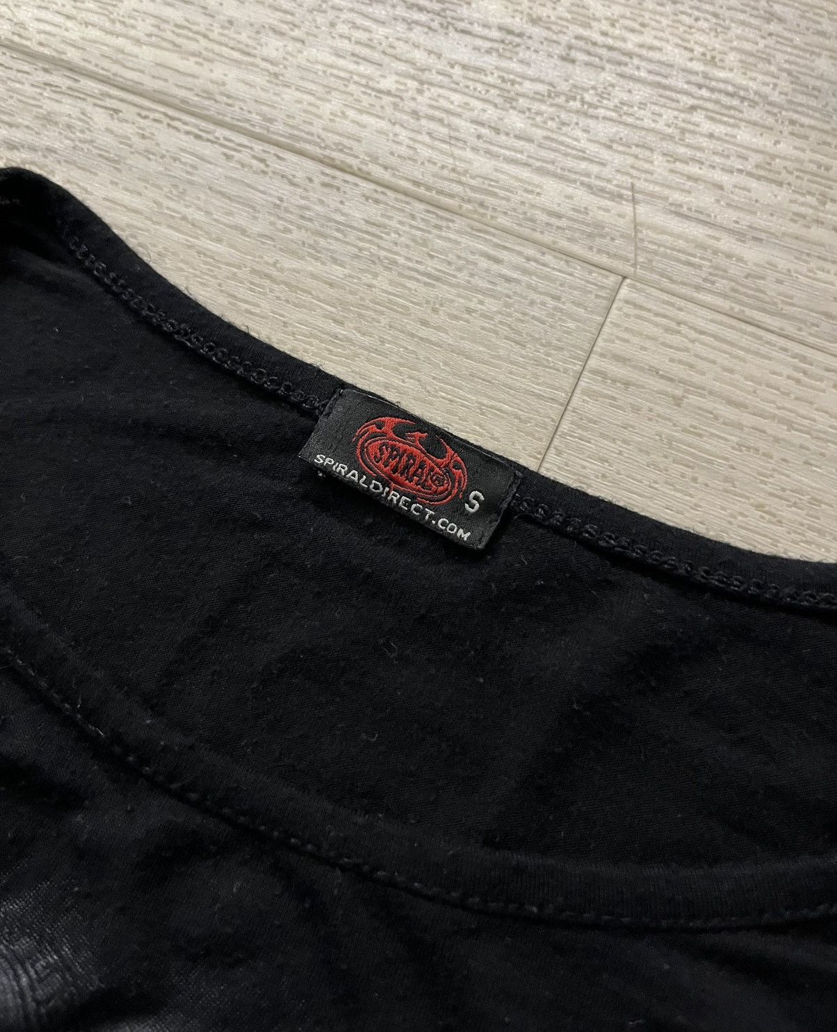 Japanese Brand Longsleeve Spiral Gothic Style Big Logo Size S / US 4 / IT 40 - 6 Thumbnail