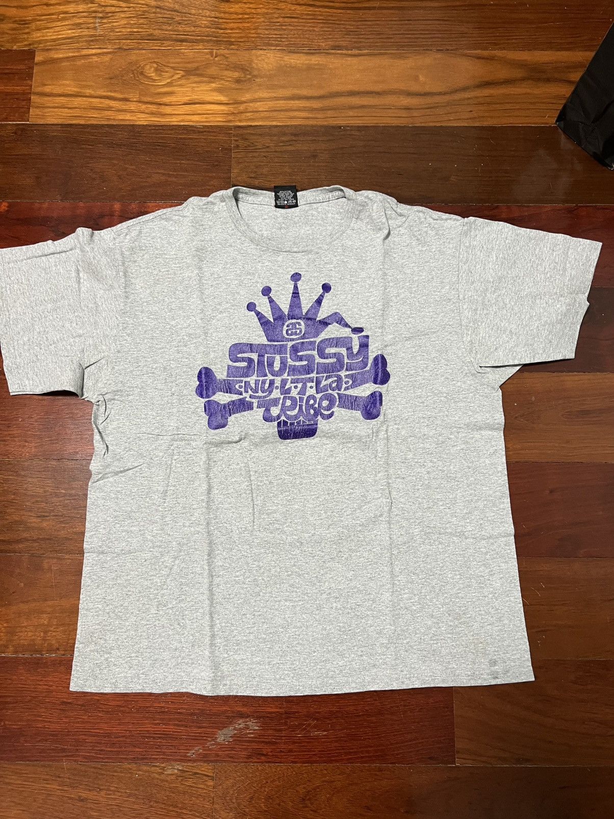 Stussy Stussy Vintage World Tribe Tee Size US XL / EU 56 / 4 - 1 Thumbnail