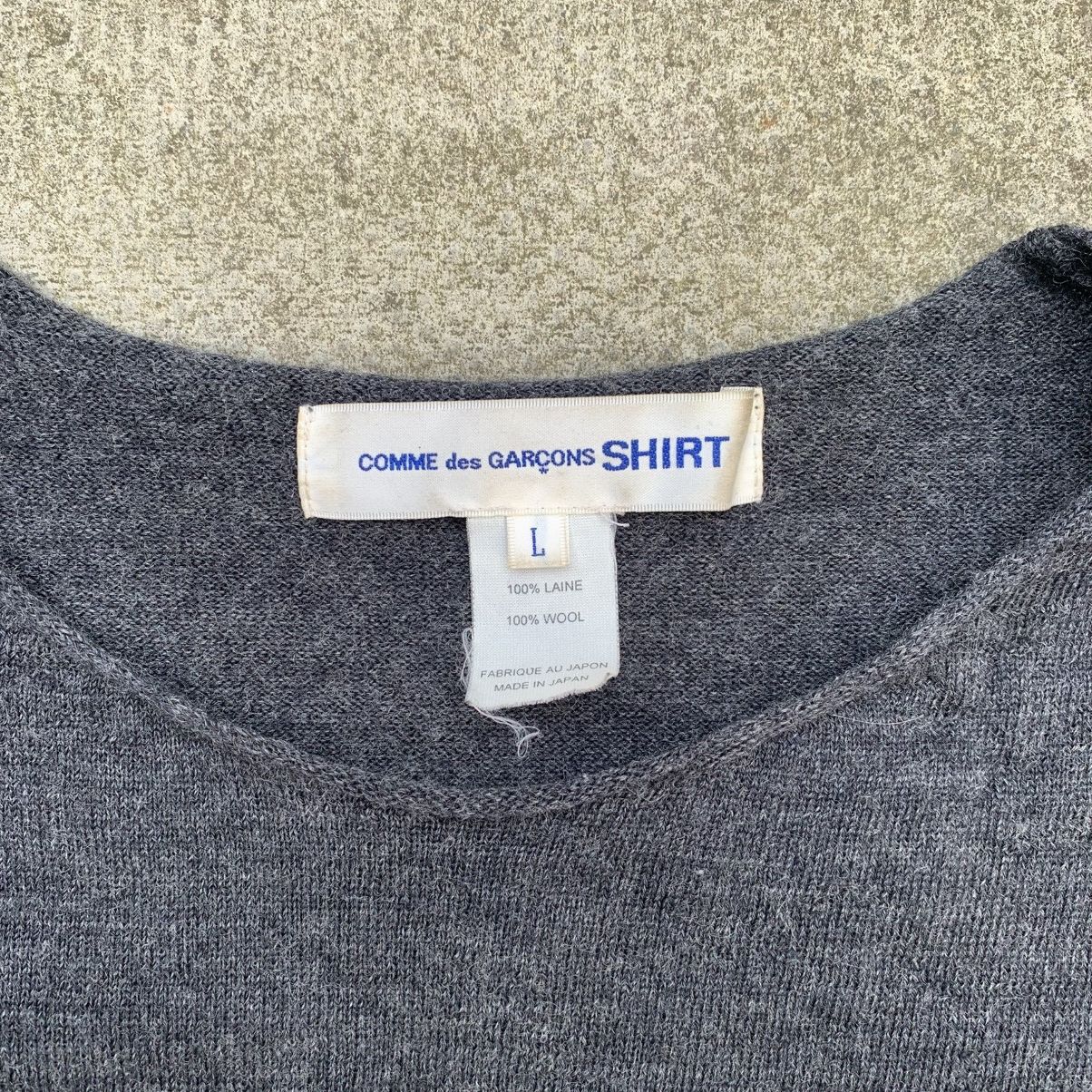 Comme des Garcons SHIRT Comme Des Garçons SHIRT wool long sleeve Size US M / EU 48-50 / 2 - 2 Thumbnail