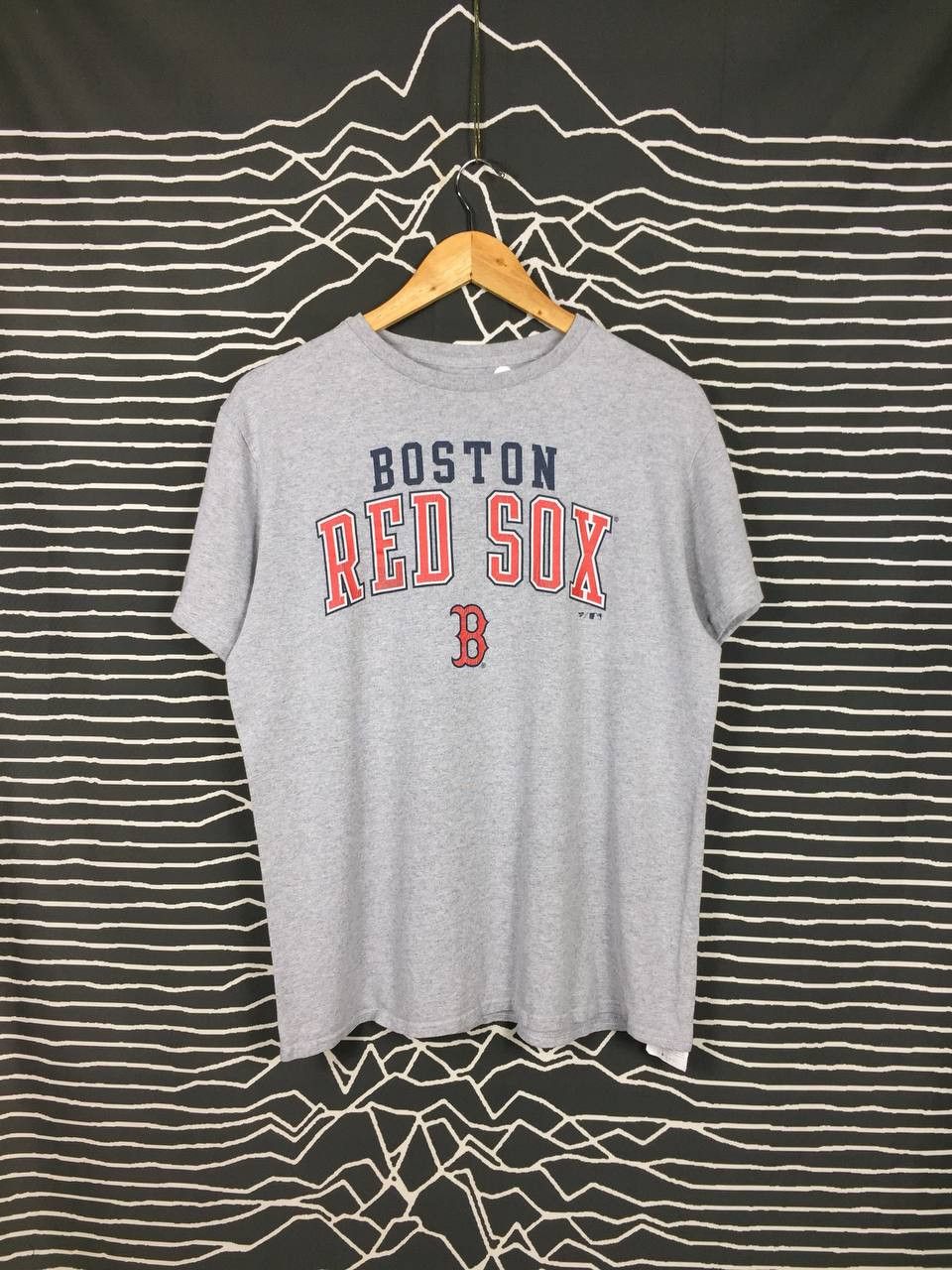 MLB × Majestic × Vintage Vtg Boston Red Sox Spell Out Logo American Sports Tee Size US M / EU 48-50 / 2 - 1 Thumbnail