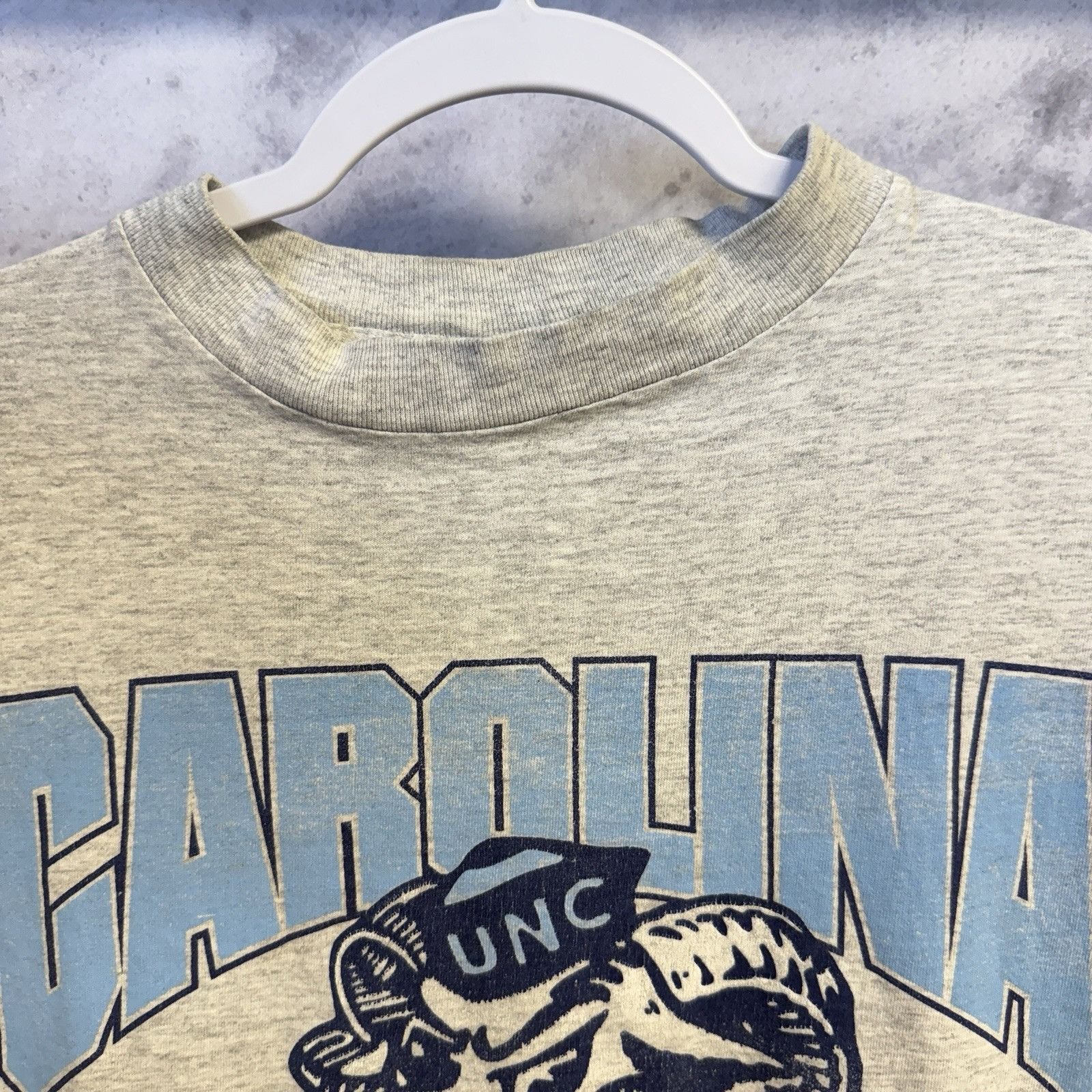 Vintage Vintage UNC Tar Heels T Shirt Mens M 20x27.5 90s University Size US M / EU 48-50 / 2 - 3 Thumbnail
