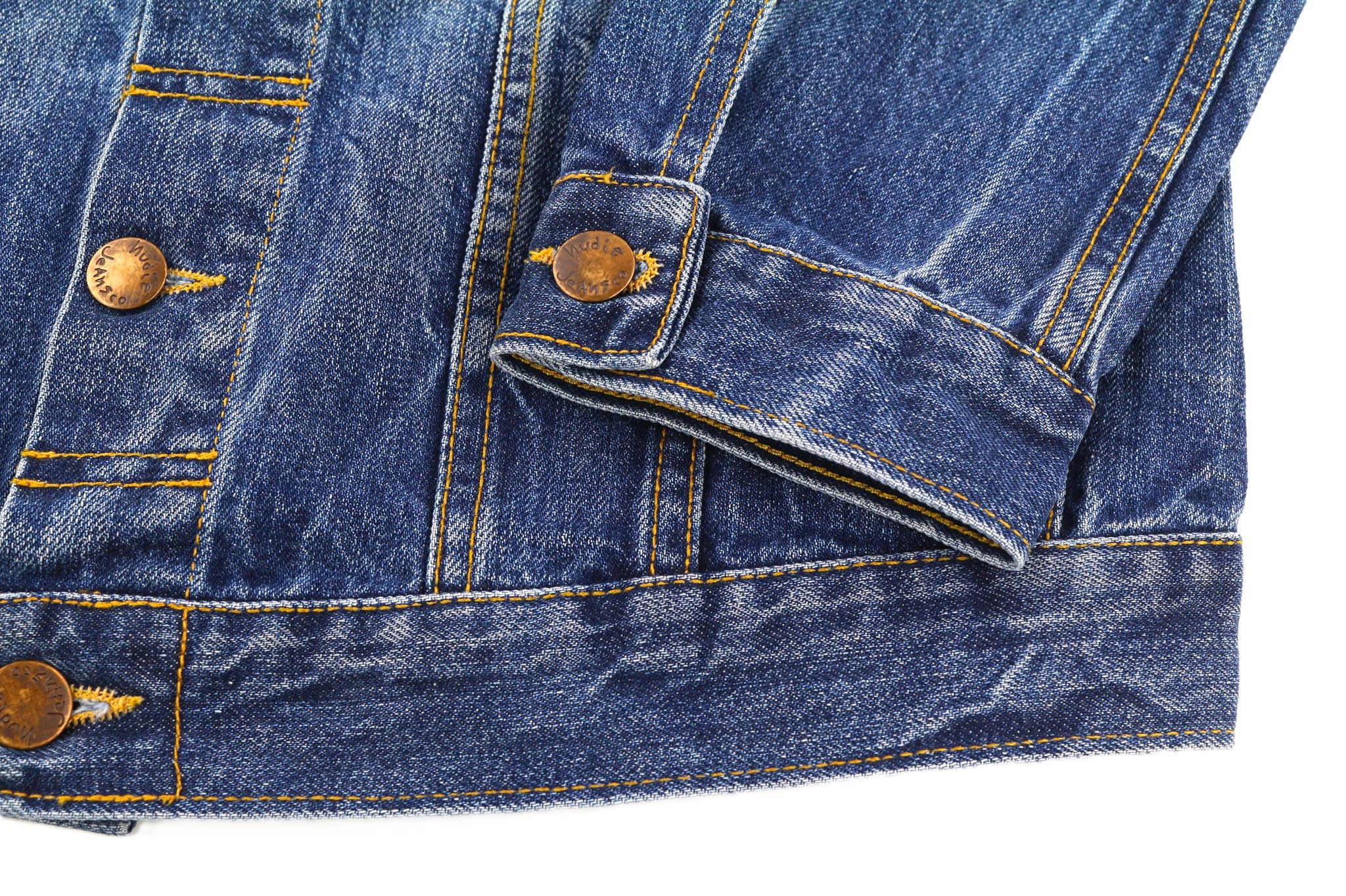 Nudie Jeans TERRY S Light Vintage Washed Blue Jacket 81605 Size US S / EU 44-46 / 1 - 5 Thumbnail