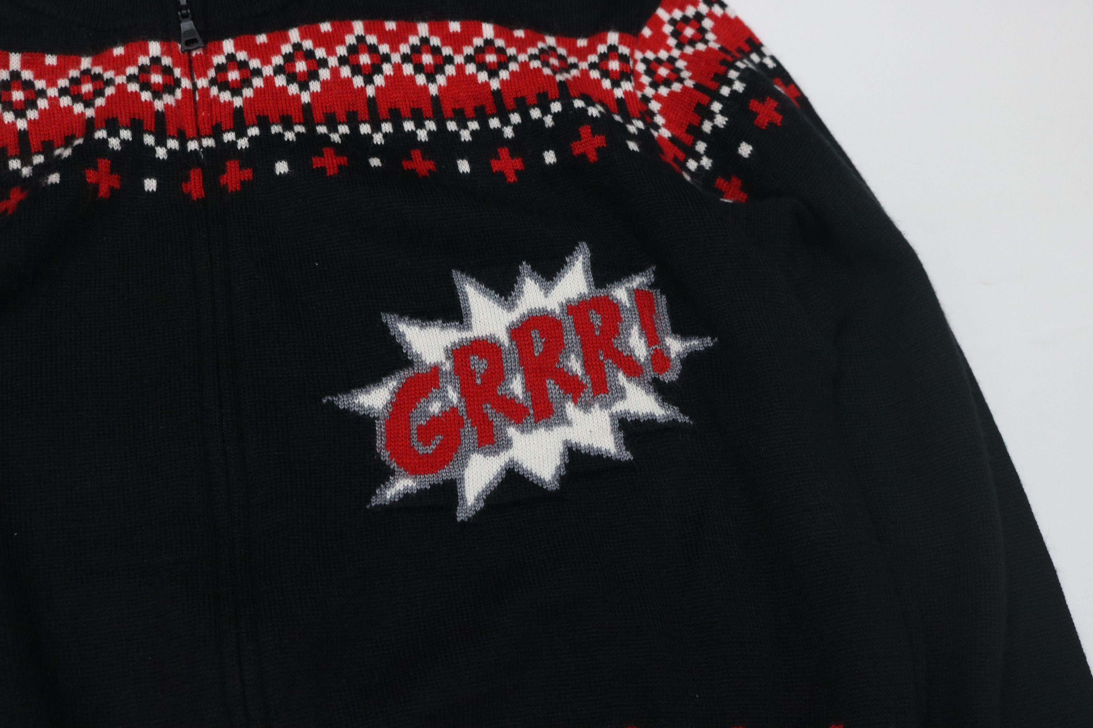 Hysteric Glamour HYSTERIC GLAMOUR Bulldog Knit Zip-Up Size ONE SIZE - 8 Thumbnail