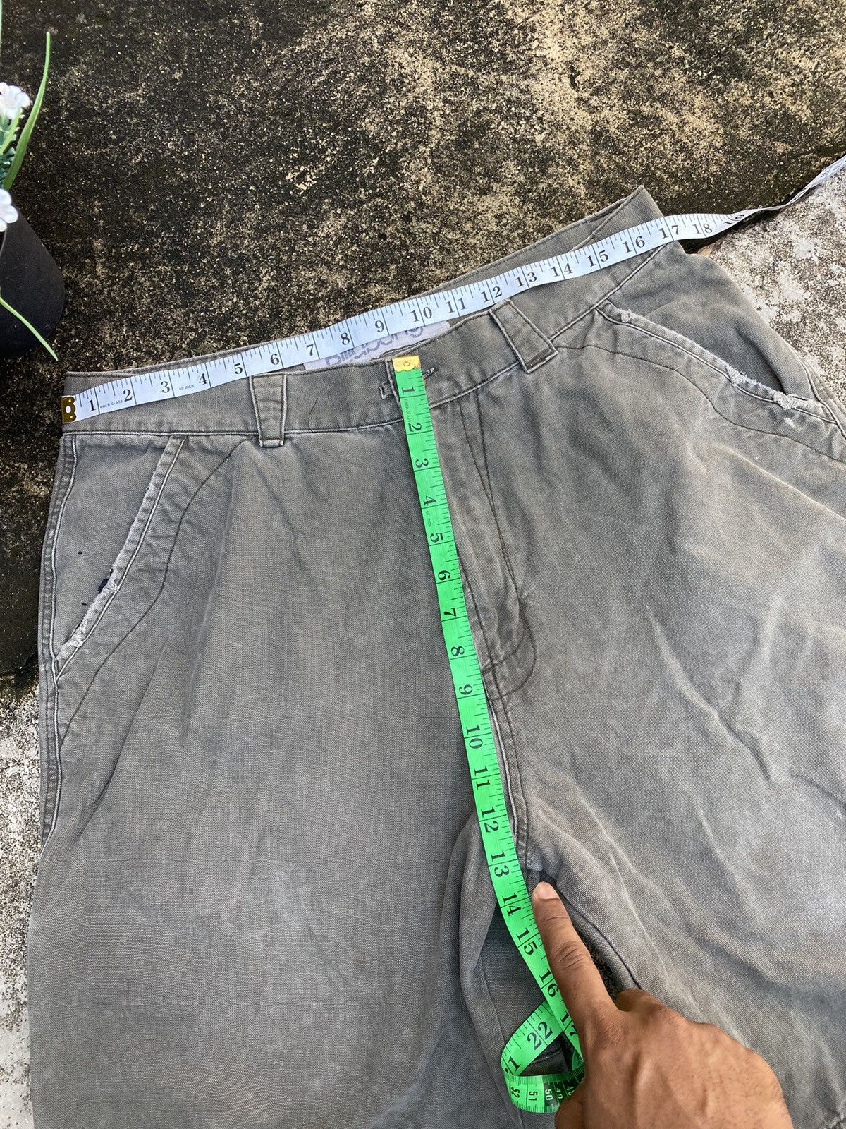 Billabong × Japanese Brand ❗️Distressed ❗️ Vintage Y2K Billabong Short Denim Pants Size US 34 / EU 50 - 9 Thumbnail