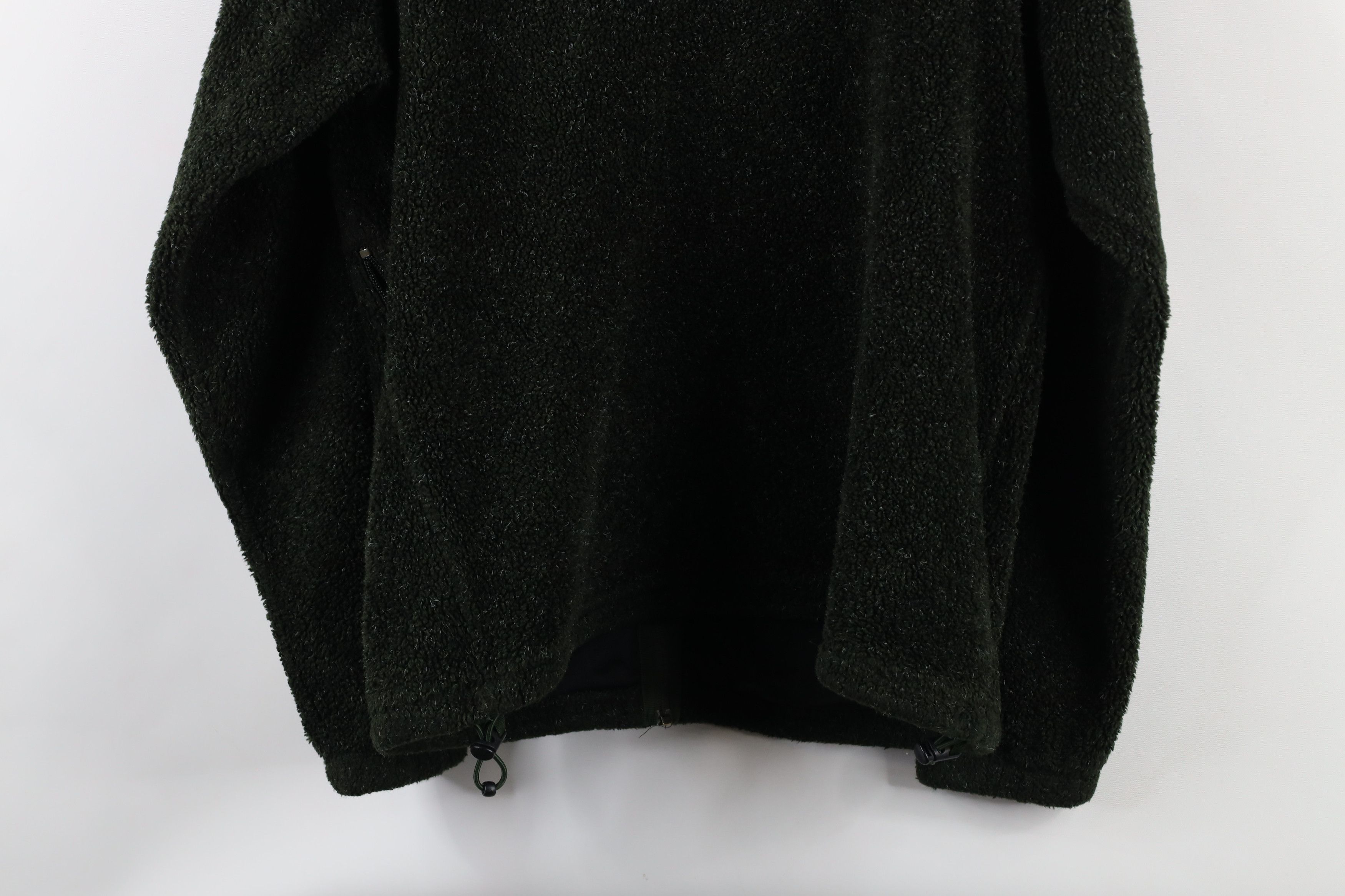 Cabelas × Vintage Vintage 90s Cabelas Deep Pile Fleece Full Zip Jacket Green Size US M / EU 48-50 / 2 - 12 Thumbnail