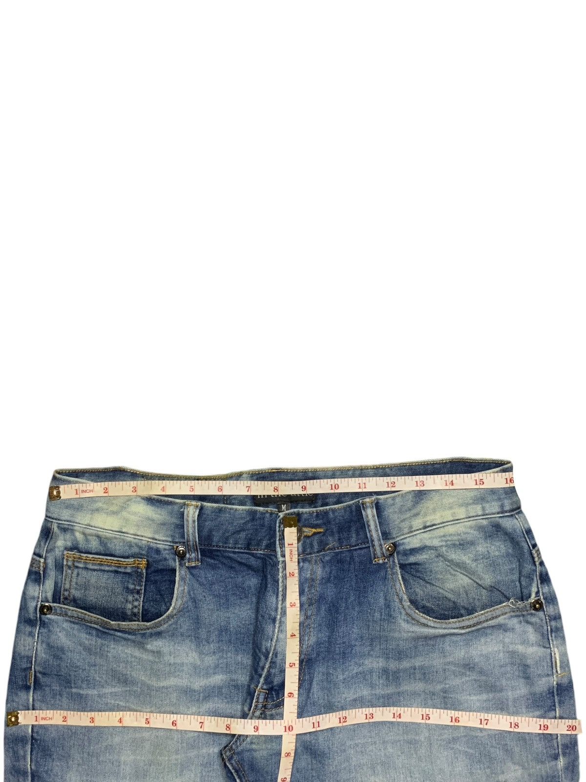 In The Attic × Japanese Brand Vintage Japanese In The Attic Bleached Distress Loose Jeans Size US 32 / EU 48 - 12 Thumbnail