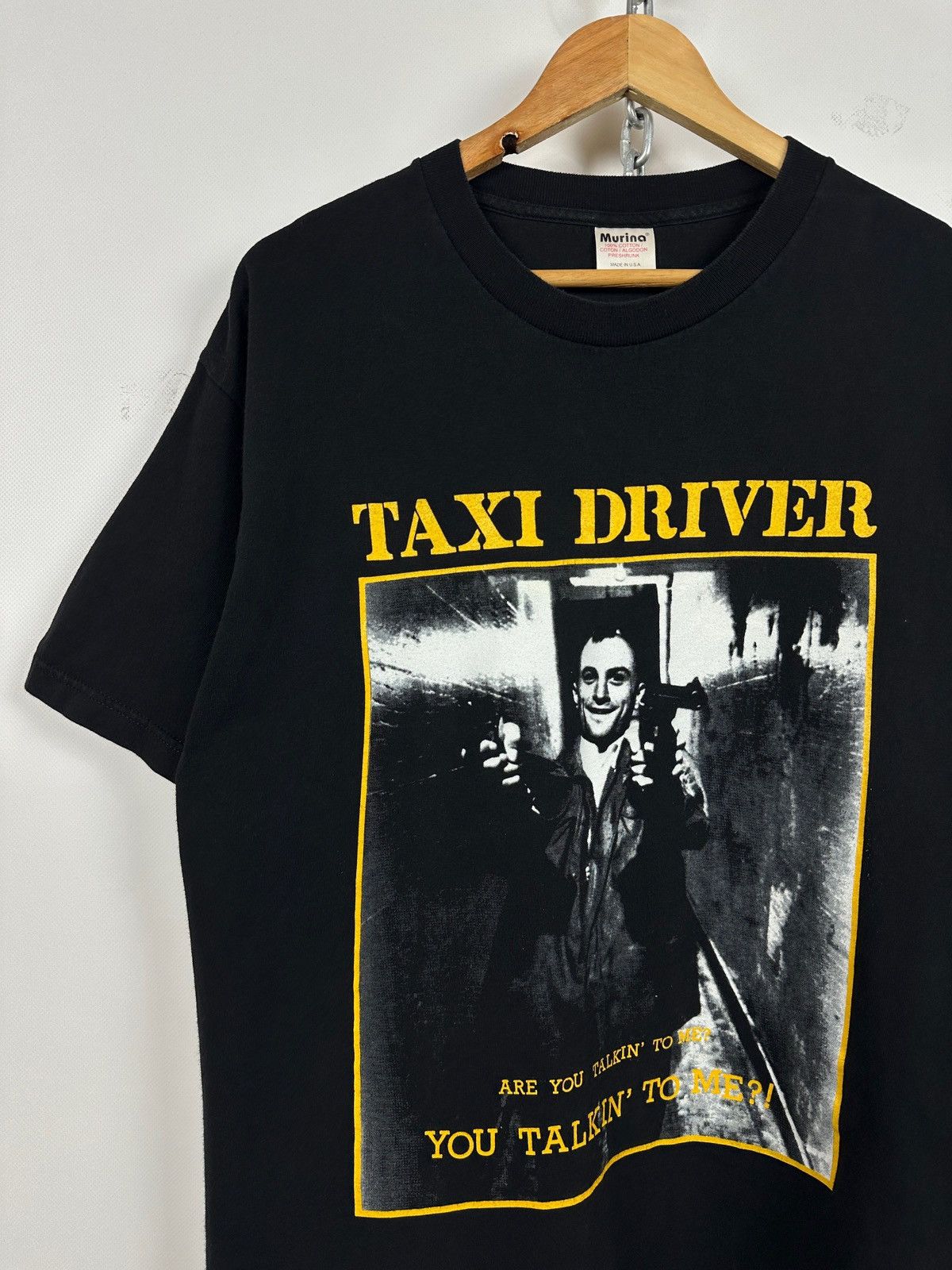 Vintage Vintage Taxi Driver Robert De Niro Promo Movie T-Shirt Size US L / EU 52-54 / 3 - 5 Thumbnail