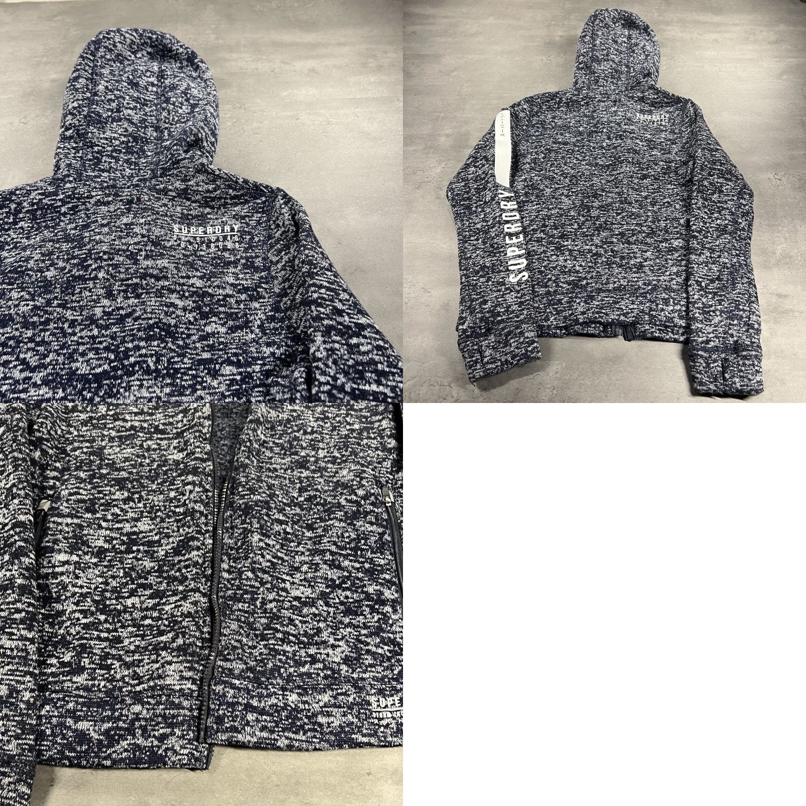 Superdry Superdry Jacket Women S Blue Storm Hooded Full Zip Activewear Jacket Heather Polyester Fall Spring Mens? Womens Size S / US 4 / IT 40 - 9 Thumbnail