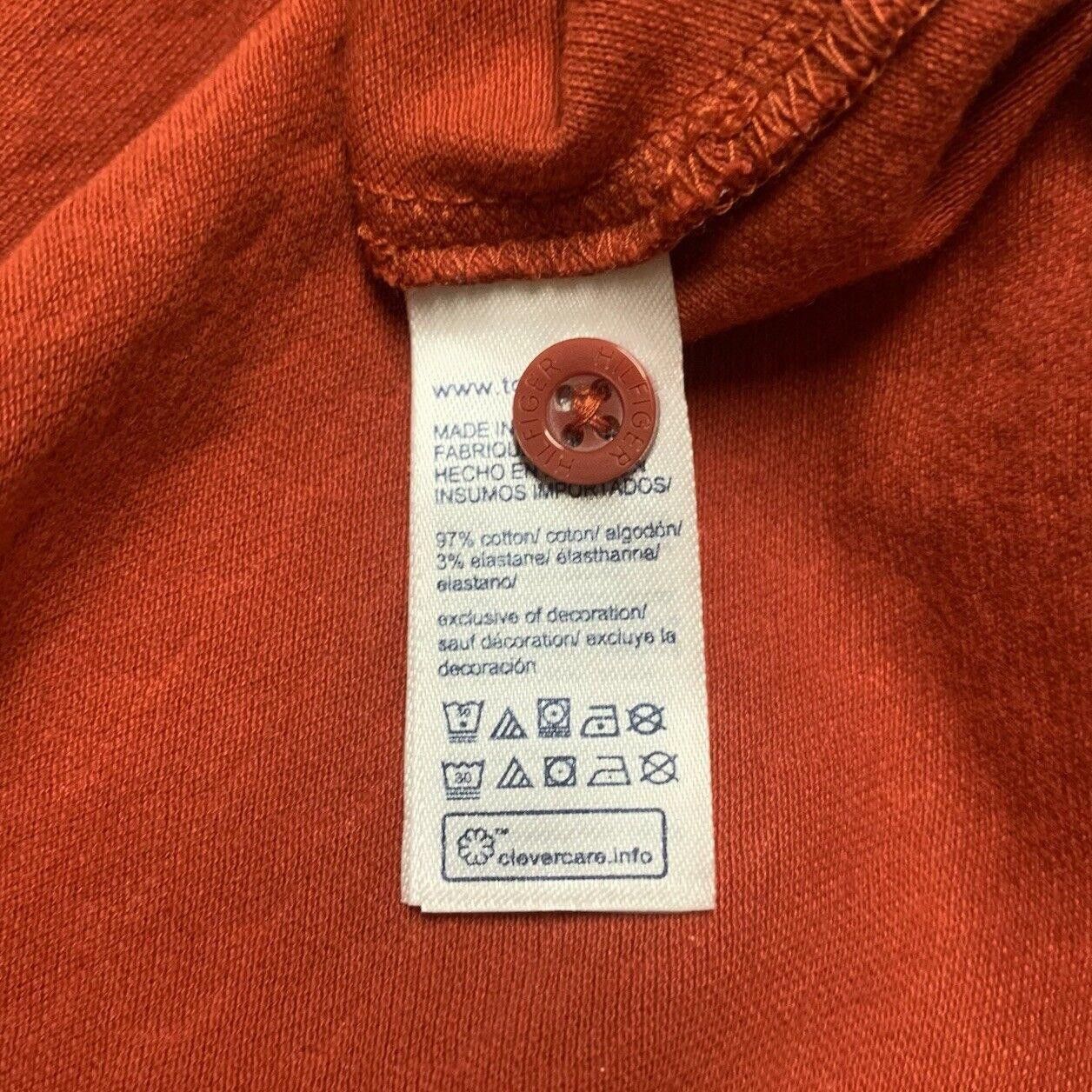 Tommy Hilfiger Tommy Hilfiger Polo XXL Red Orange Cotton Blend Size US XXL / EU 58 / 5 - 10 Thumbnail
