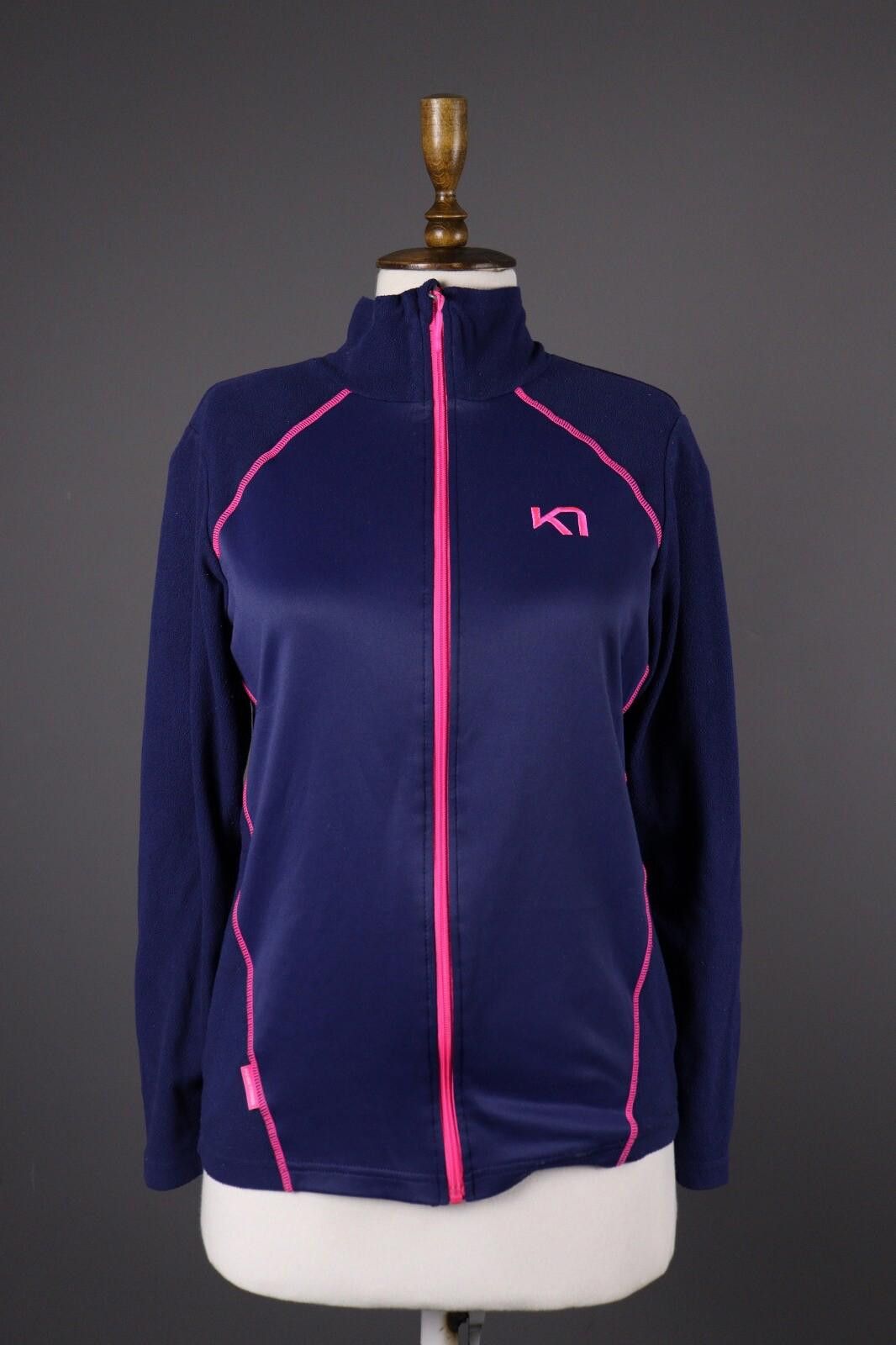 Designer Kari Traa Blue Full Zip Activewear Top Sweater Size S Size S / US 4 / IT 40 - 1 Thumbnail