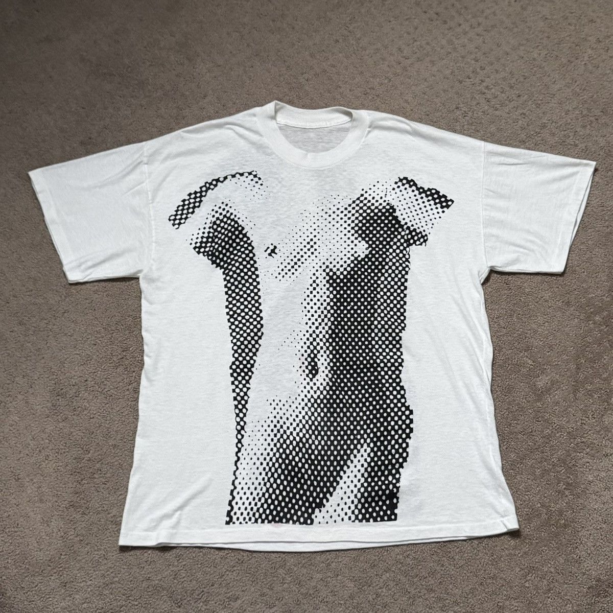 Vintage 80s vintage dot art tee Size US L / EU 52-54 / 3 - 1 Thumbnail