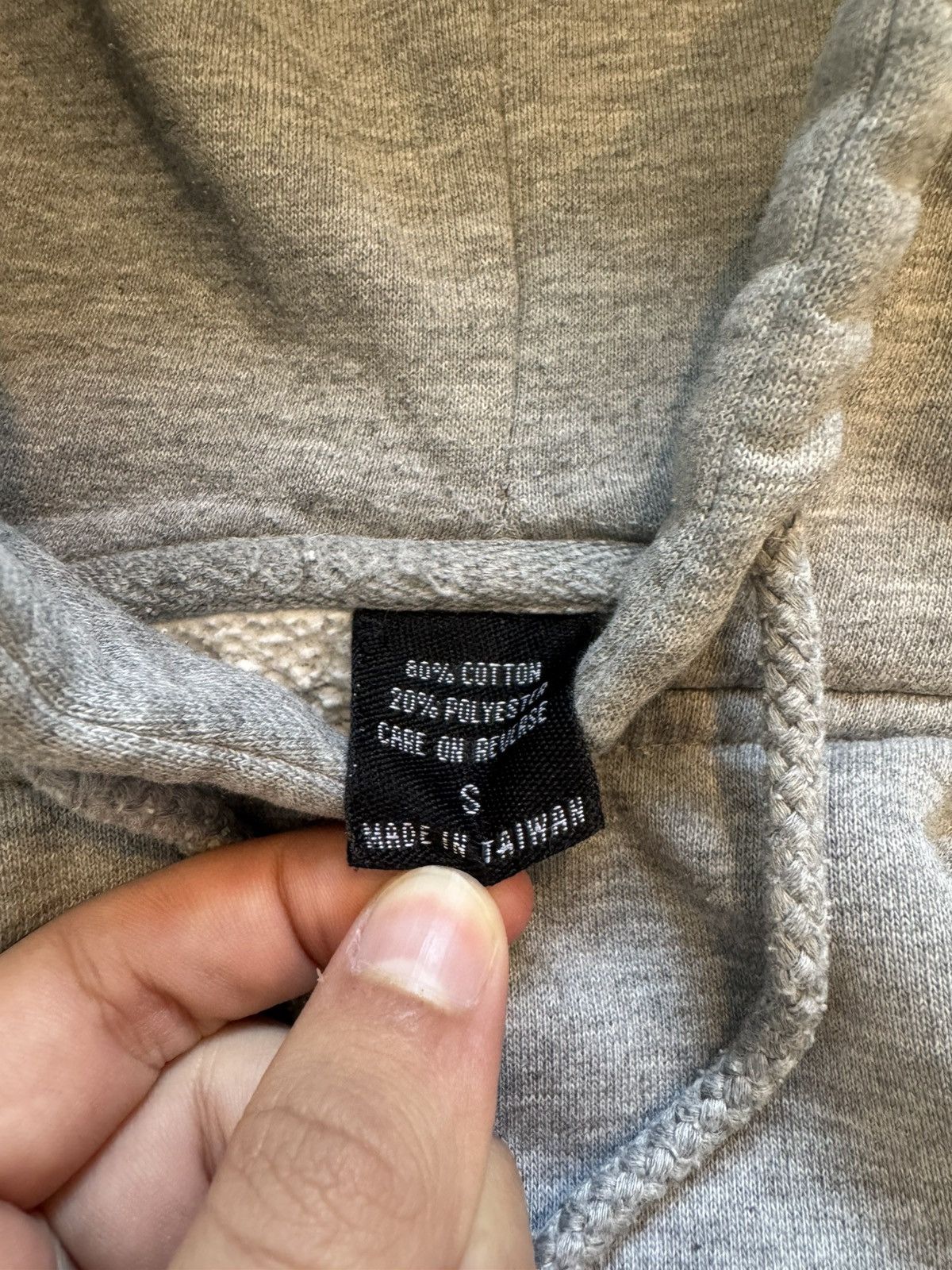 Vintage Grey and white vintage 90s soccer hoodie Size US S / EU 44-46 / 1 - 3 Thumbnail