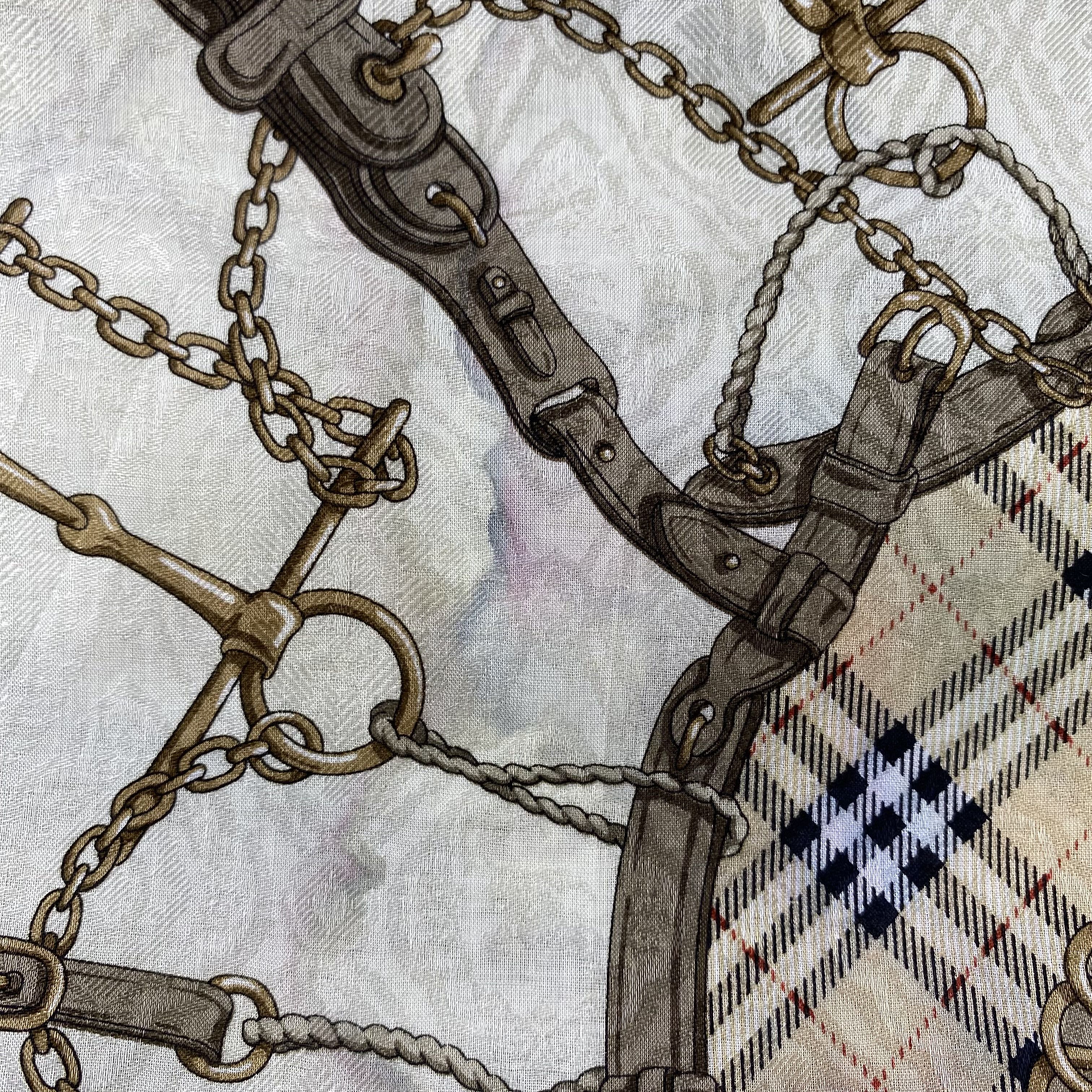 Burberry × Vintage Burberry Handkerchief/Neckerchief/Bandana HC798 Size ONE SIZE - 6 Thumbnail