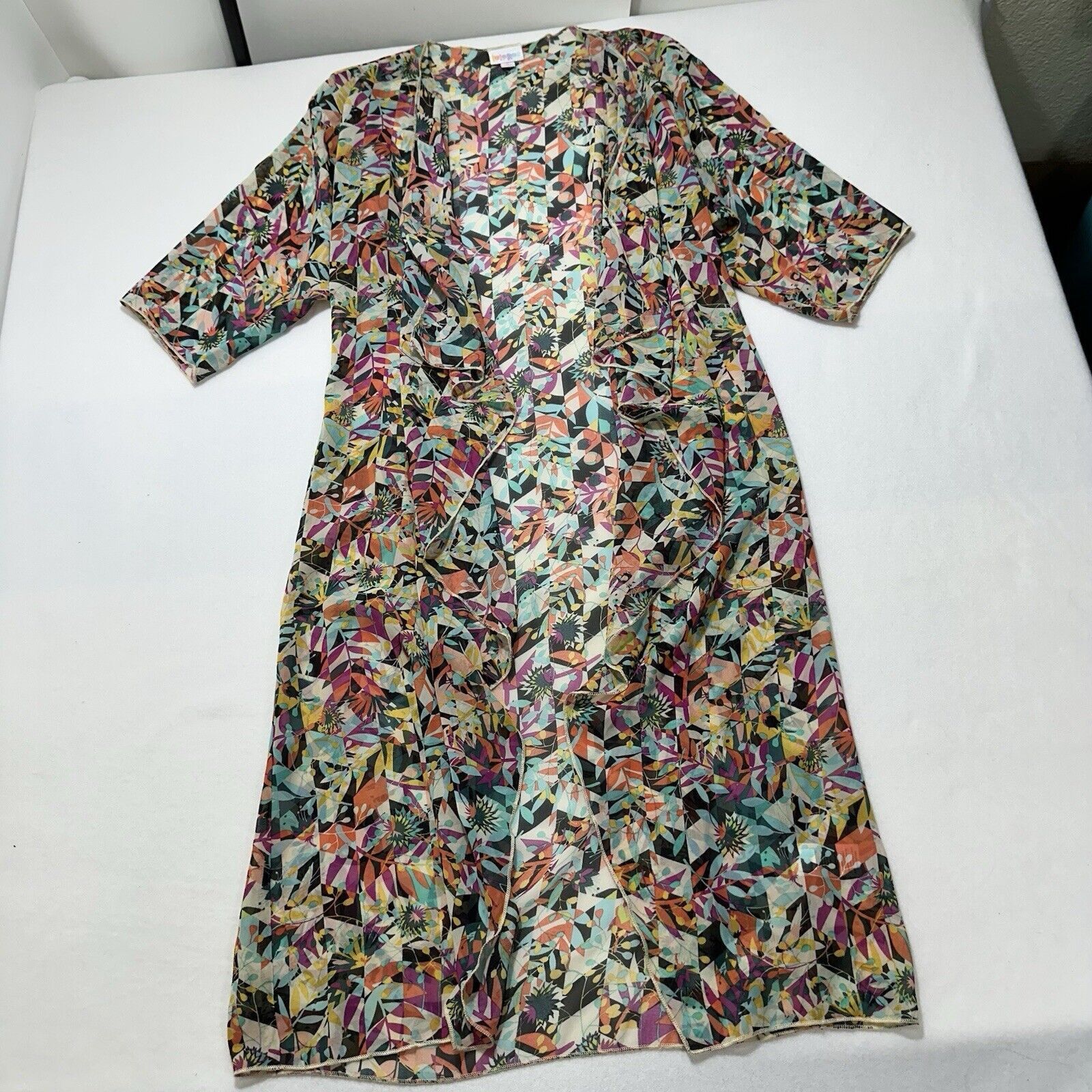 Other LuLaRoe Shirley Small Kimono Cardigan Open Front Sheer Size S / US 4 / IT 40 - 1 Thumbnail