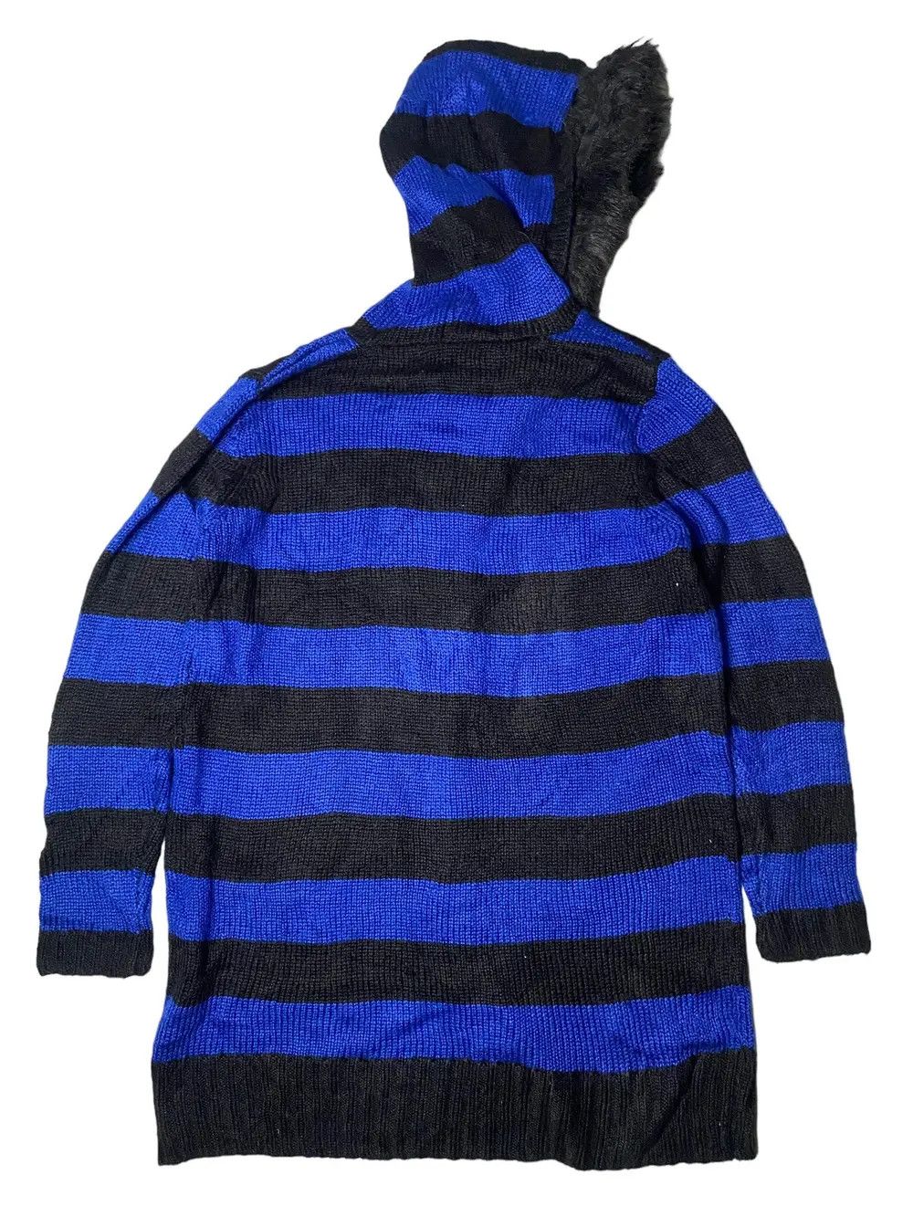 Hysteric Glamour 2000's Algonquins Fur Knitted B&B Grunge Hoodie Size US M / EU 48-50 / 2 - 7 Thumbnail
