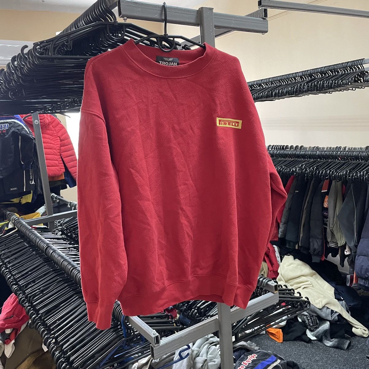 Pirelli × Vintage Vintage 90s Pirelli Racing Y2k Oversized Boxy Fit Sweatshirt Size US XL / EU 56 / 4 - 1 Thumbnail