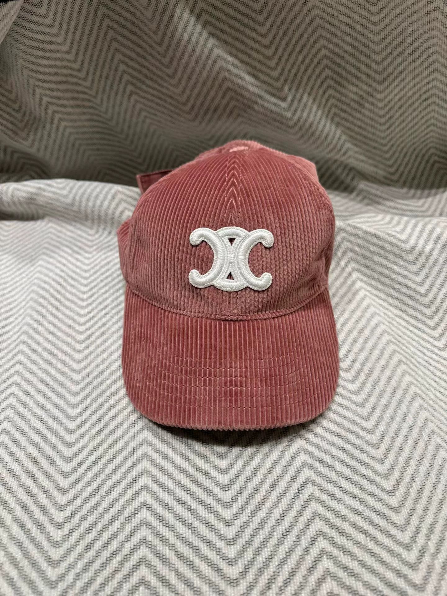 Celine Celine Corduroy Triomphe Baseball Cap M New Size ONE SIZE - 1 Thumbnail