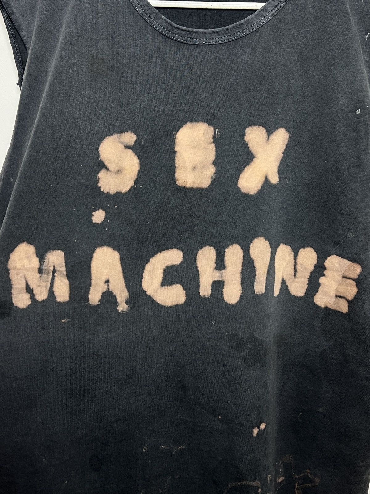 Seditionaries sex machine handmade tie dye trashed painter t shirt 1/1 y2k Size US L / EU 52-54 / 3 - 4 Thumbnail