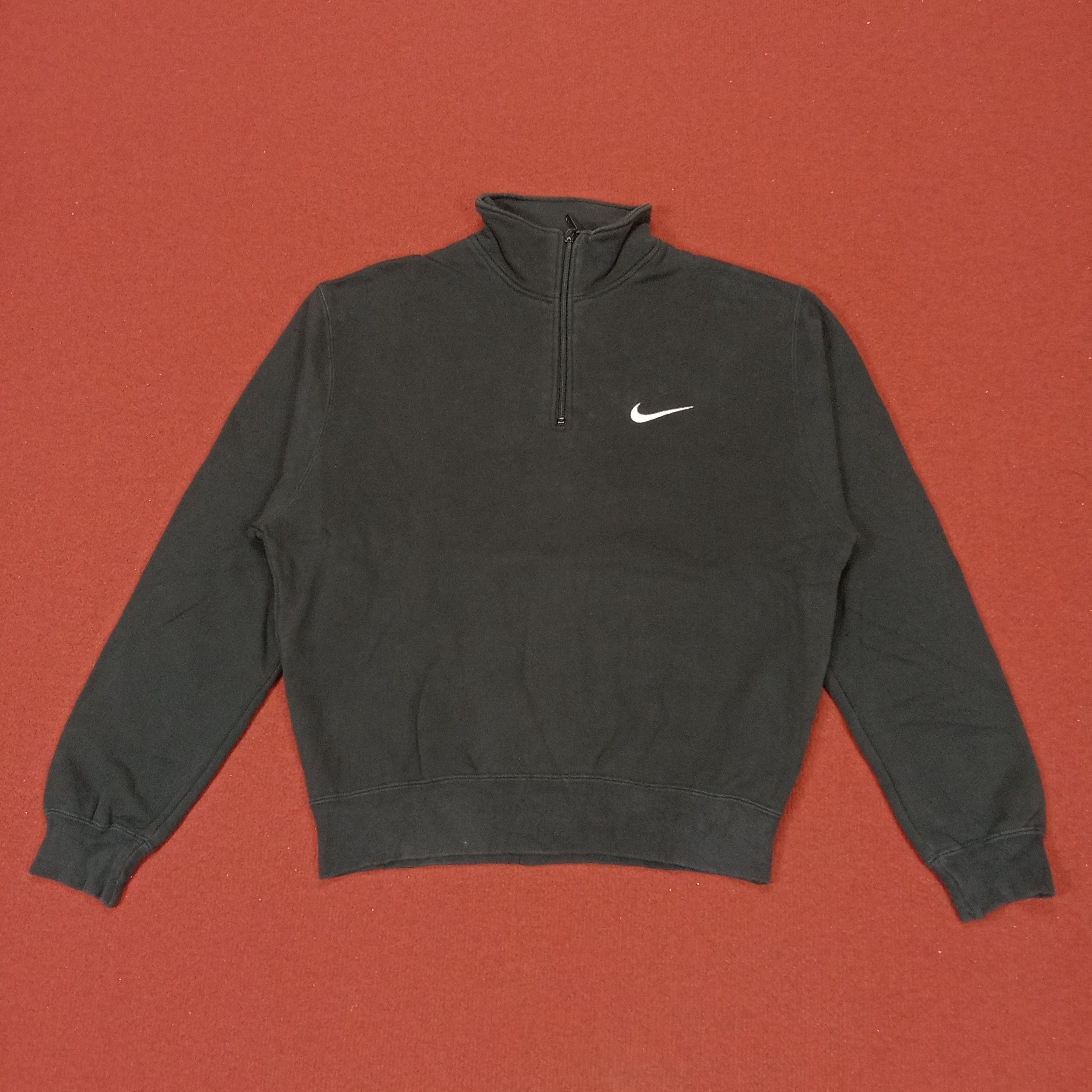Nike Half Zipper Vintage Sweatshirt Streetwear Style dp1
