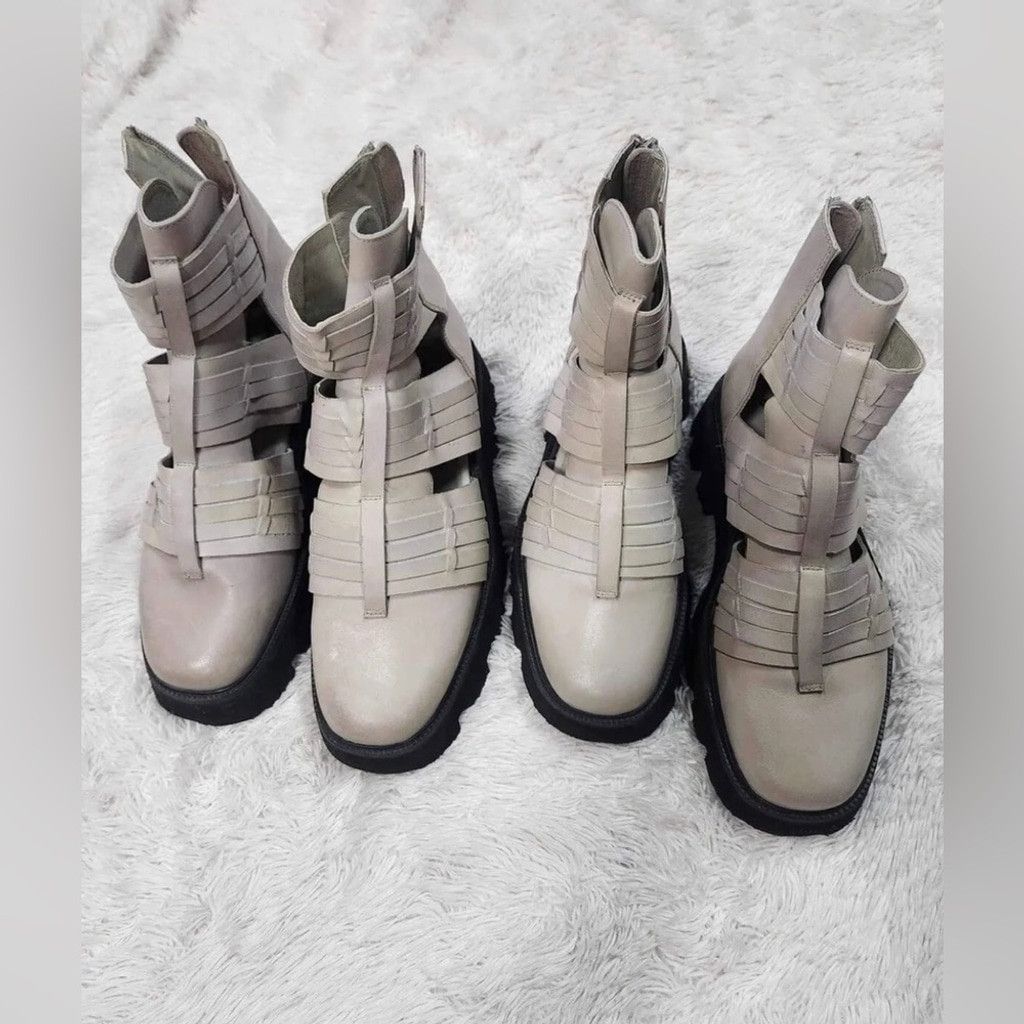 Free People Free People Hydra Huarache Lug Boots . Sh5 $198 Size US 7 / IT 37 - 4 Thumbnail