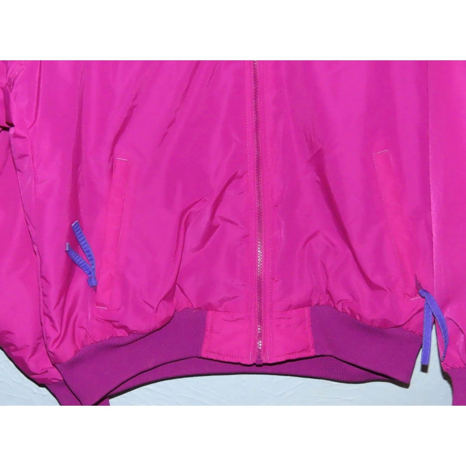Vintage VINTAGE Columbia Jacket Purple/Teal Bomber Insulated Nylon Zip Short Women's L 90s Theme Size L / US 10 / IT 46 - 5 Thumbnail