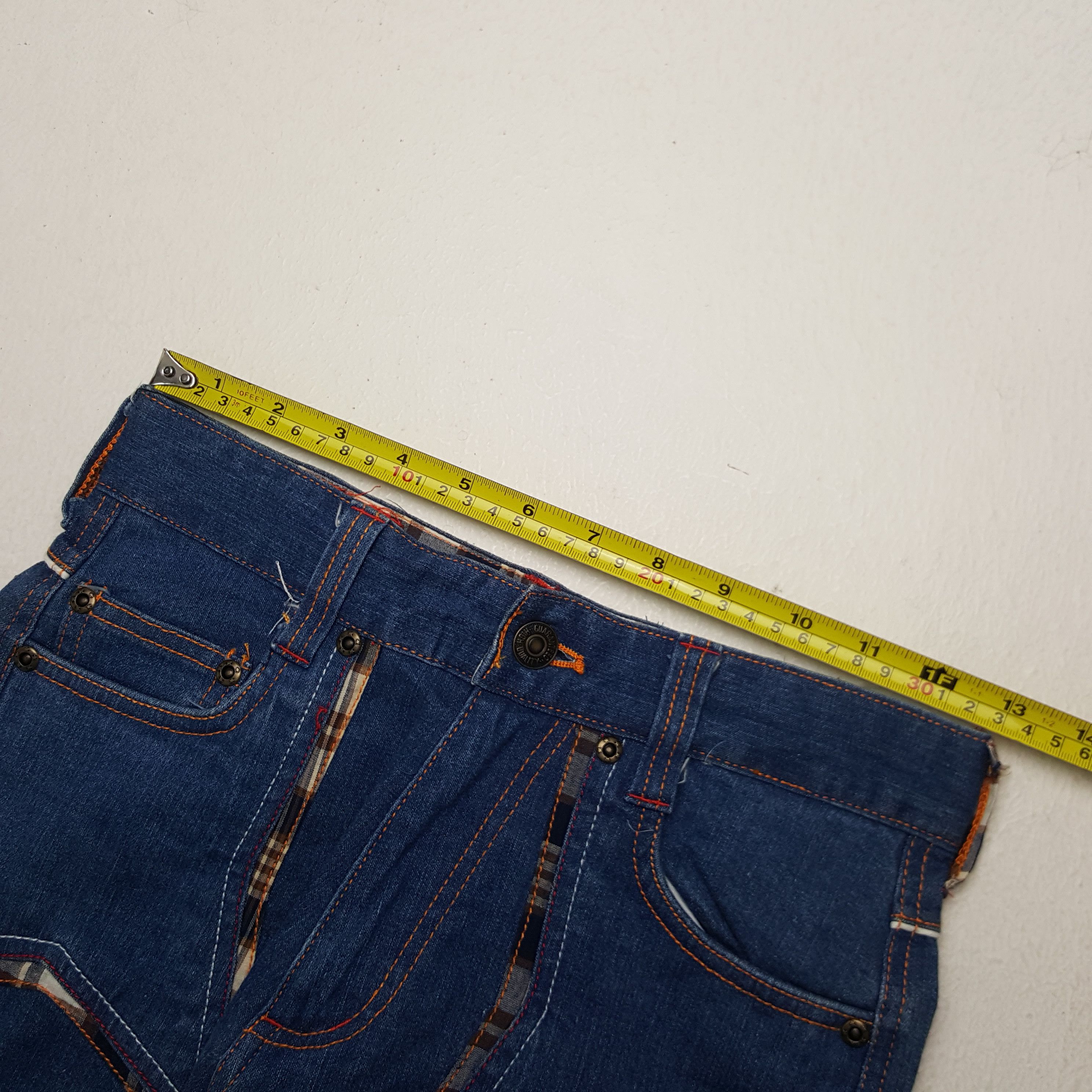 Designer × Japanese Brand × Vintage Vintage XYZ Guaranteed Skull Denim Jeans Size US 26 / EU 42 - 7 Thumbnail