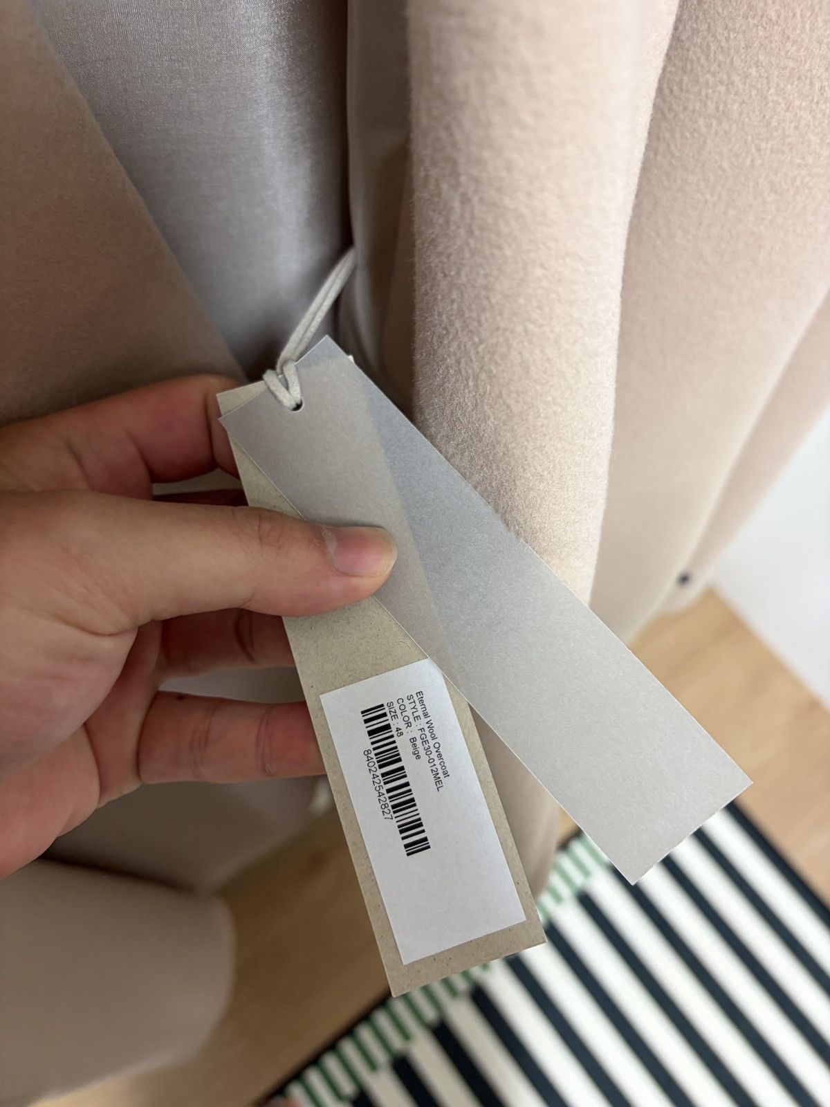 Fear of God Fear of god Eternal wool Overcoat Beige Size US M / EU 48-50 / 2 - 5 Thumbnail