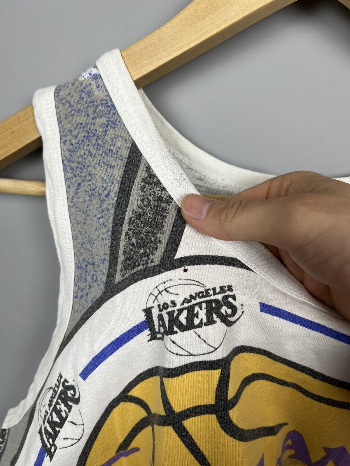 Vintage Los Angeles Lakers basketball vintage jersey / tanktop 90-s Size US S / EU 44-46 / 1 - 2 Thumbnail