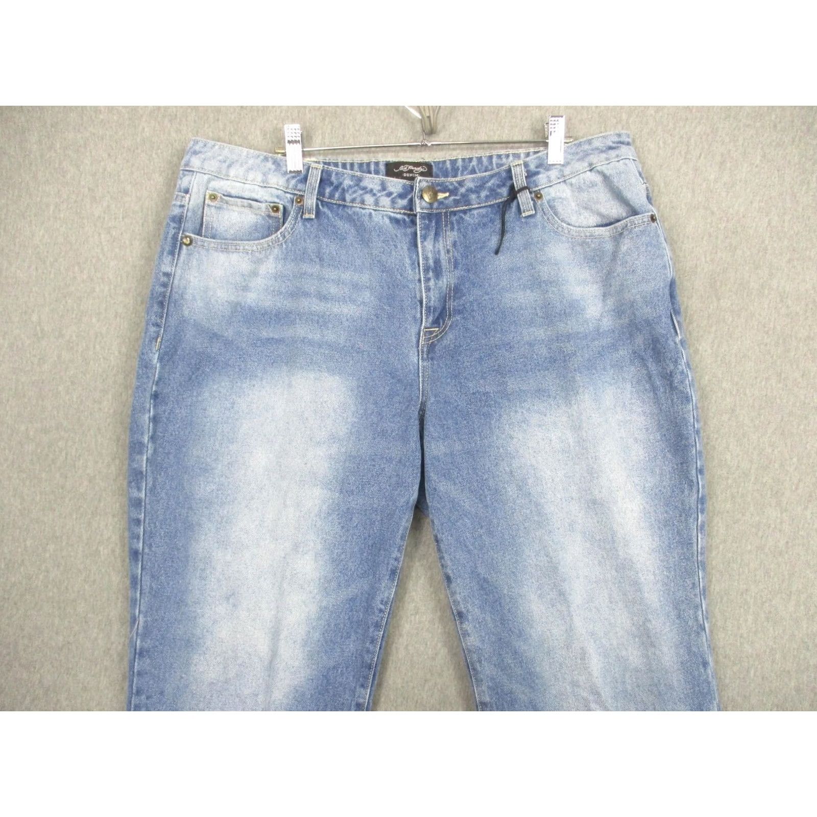 Ed Hardy Ed Hardy Jeans Mens 34x30 Blue Tiger Tattoo Size US 34 / EU 50 - 3 Thumbnail