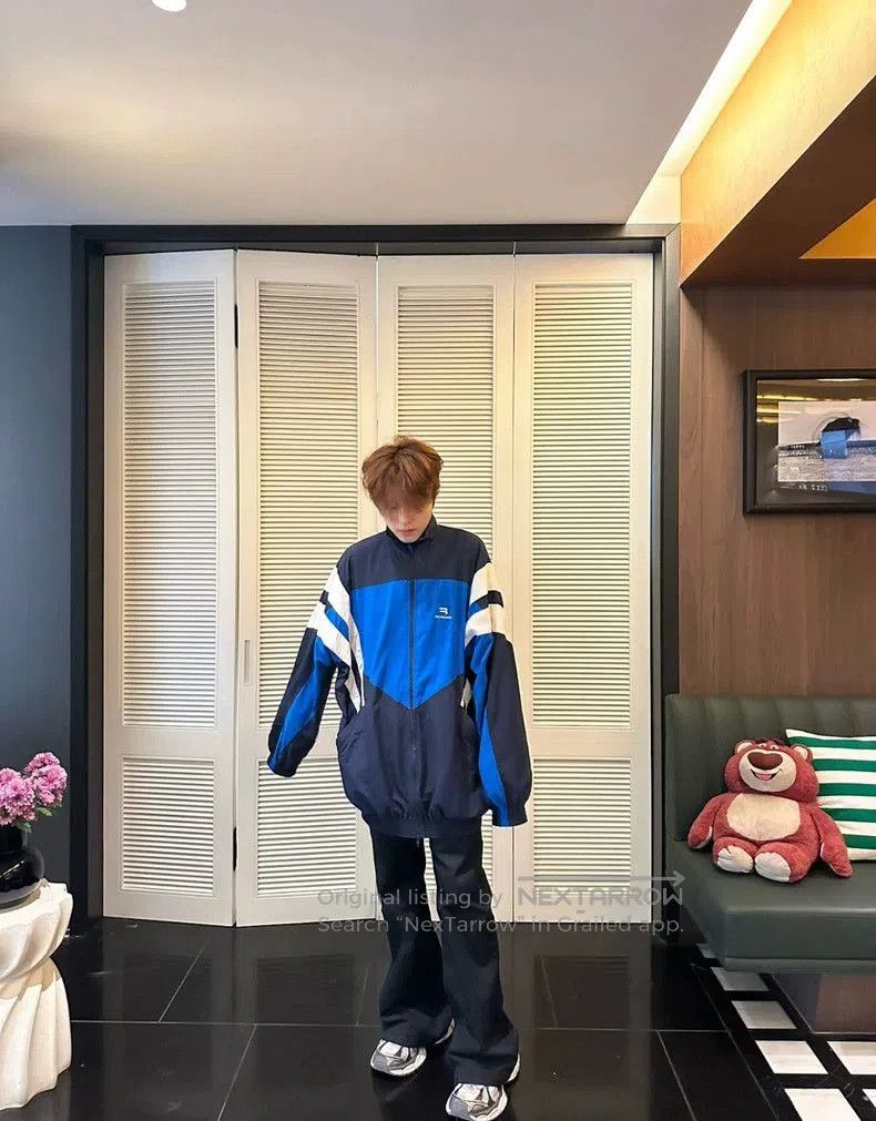 Balenciaga Balenciaga White Blue School Jacket. Size US XXS / EU 40 - 5 Thumbnail