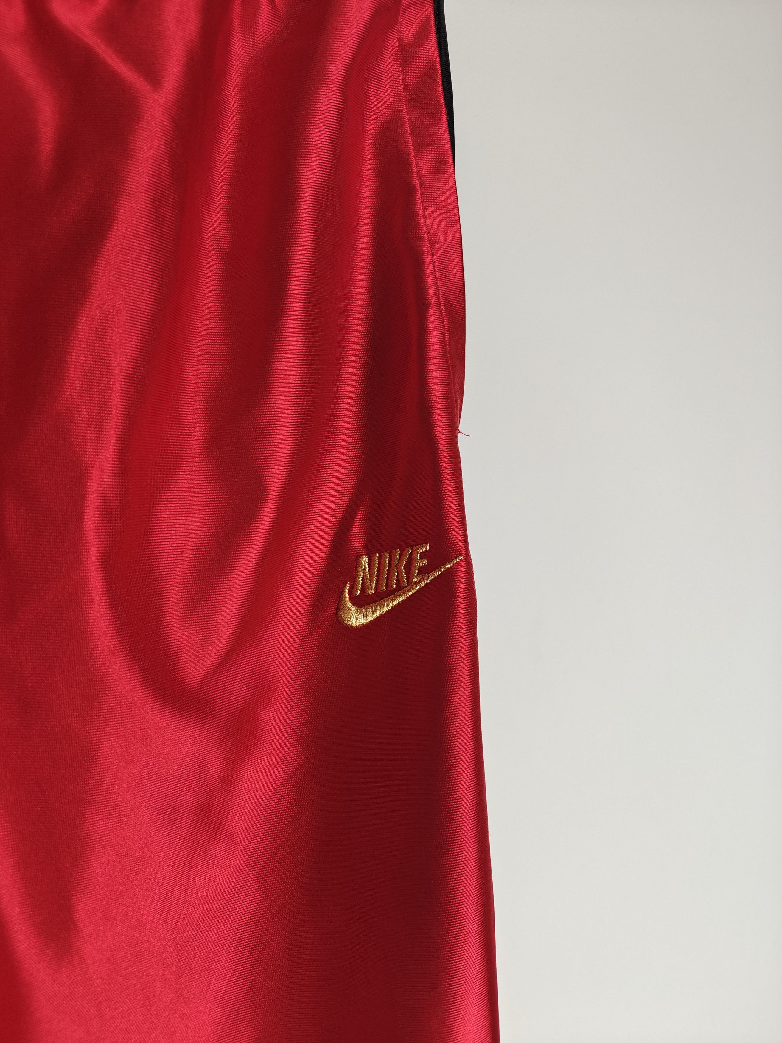 Nike Nike Popper Track Pants Red Casual Streetwear size L Size 34" / US 12 / IT 48 - 4 Thumbnail
