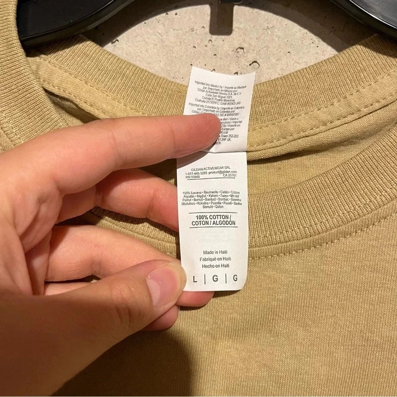 Gildan Army ROTC Men Leadership Sand Tan T-Shirt Size Large NEW Size US L / EU 52-54 / 3 - 4 Thumbnail